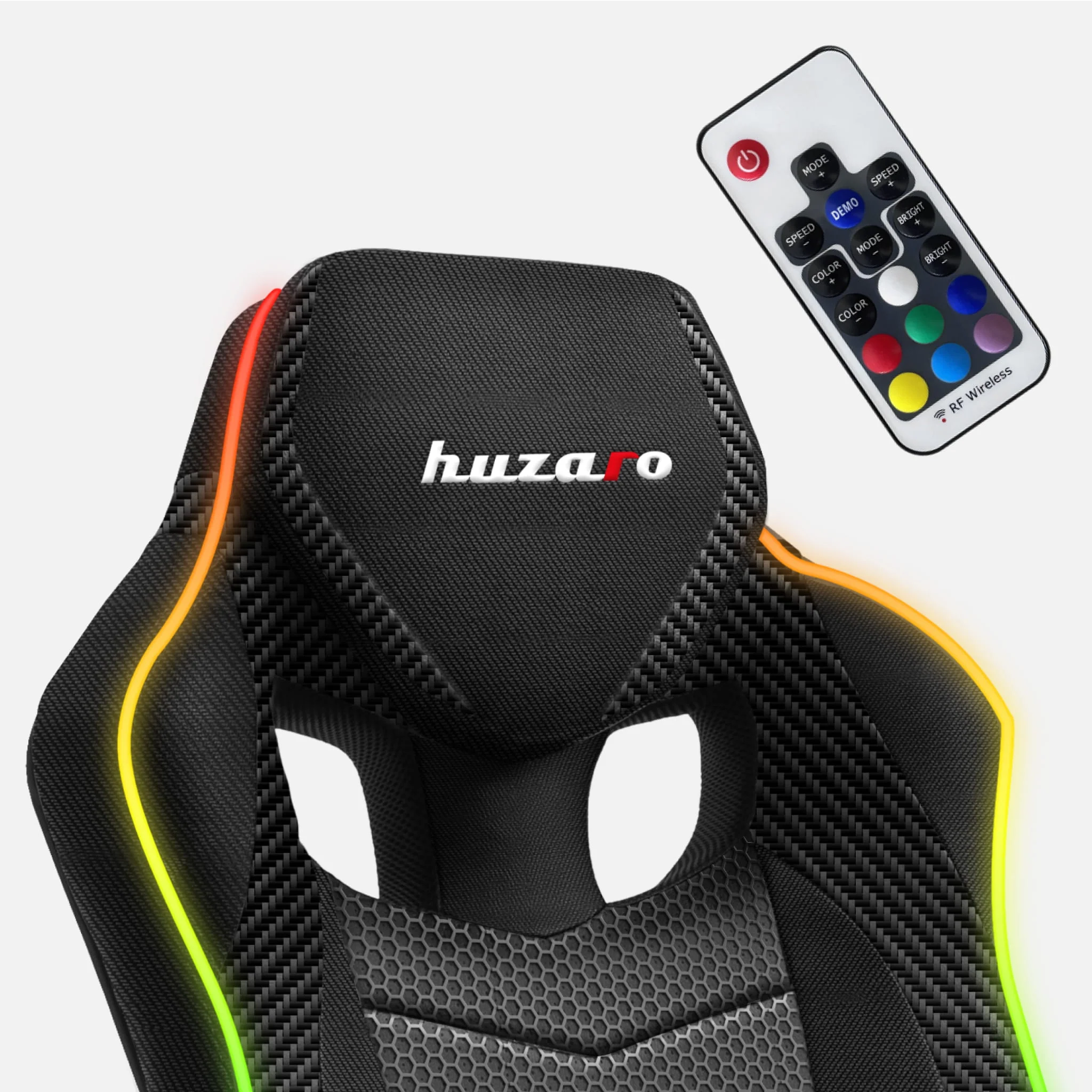 Huzaro Force 2.5 RGB LED Carbon Mesh Gaming-Stuhl - Image 12