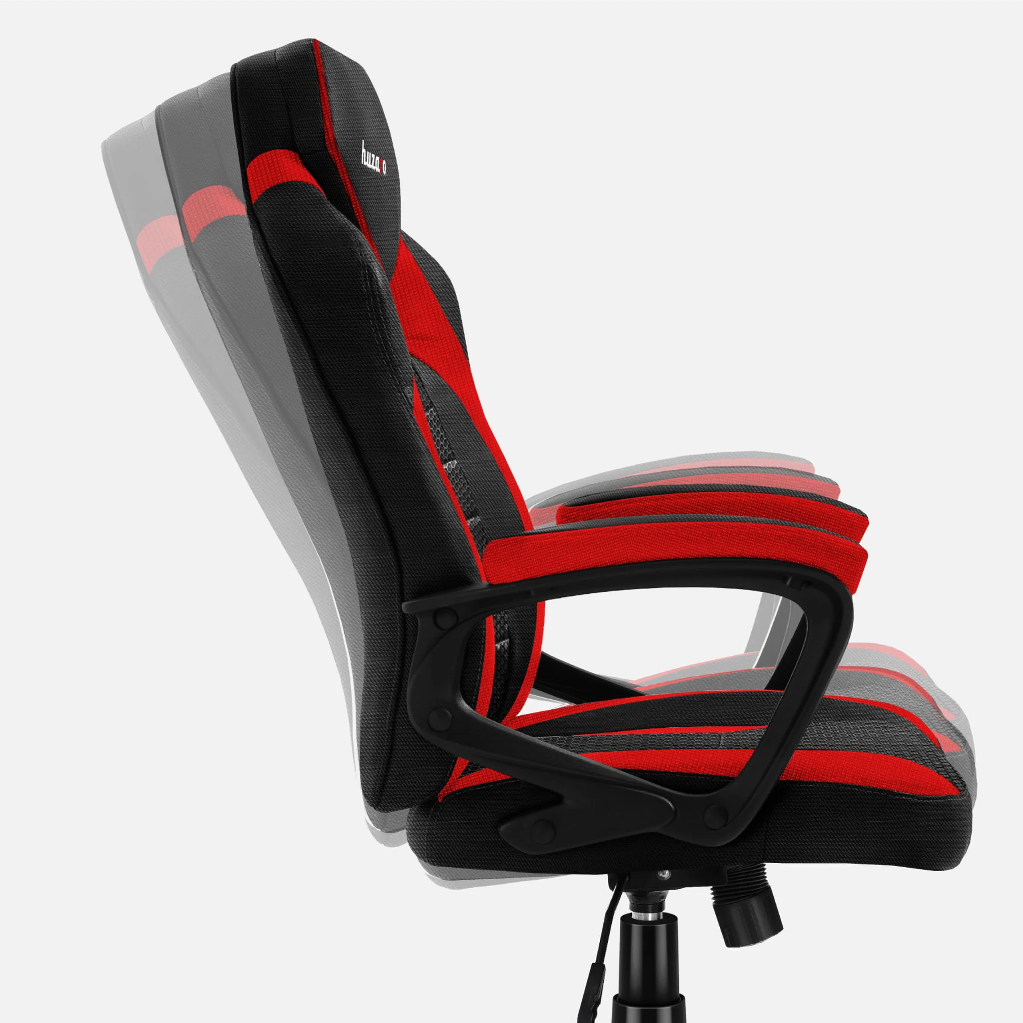 HUZARO FORCE 2.5 Rot Mesh Gaming-Stuhl - Image 10