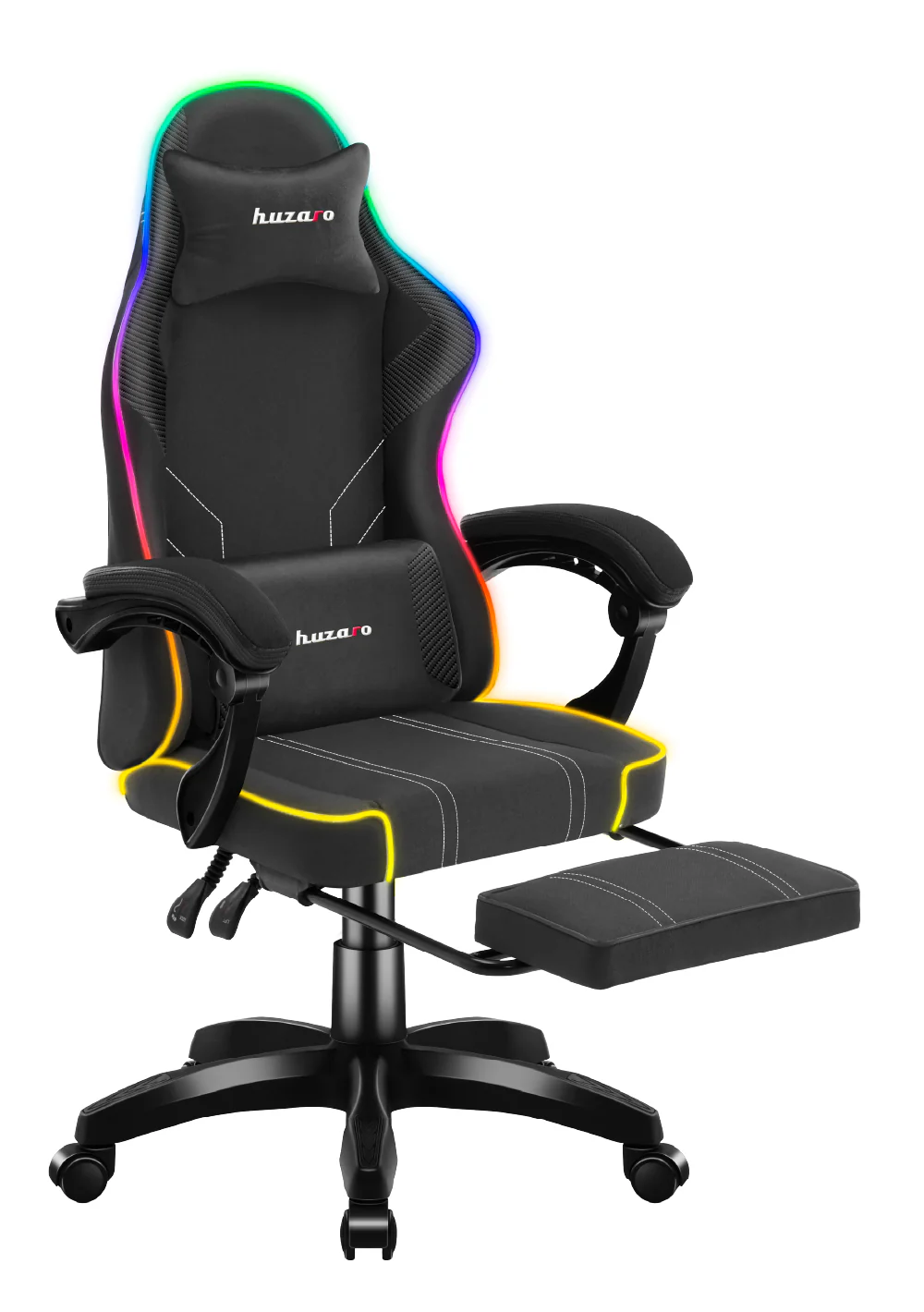 Huzaro Force 3.7 RGB LED Black Gaming-Stuhl - Image 10