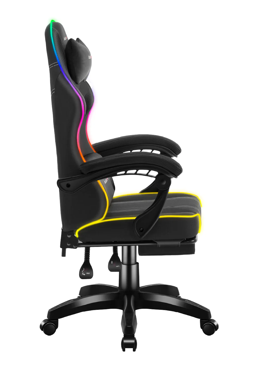 Huzaro Force 3.7 RGB LED Black Gaming-Stuhl - Image 11