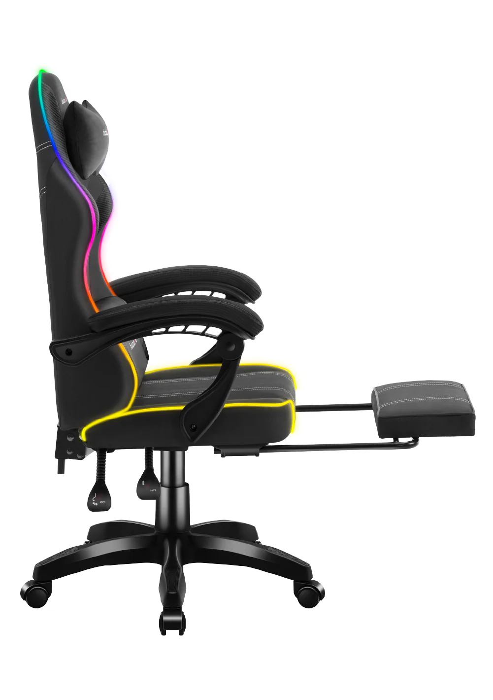 Huzaro Force 3.7 RGB LED Black Gaming-Stuhl - Image 12