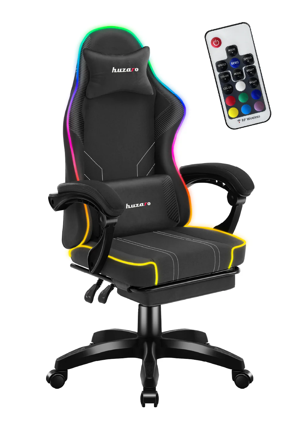 Huzaro Force 3.7 RGB LED Black Gaming-Stuhl - Image 5