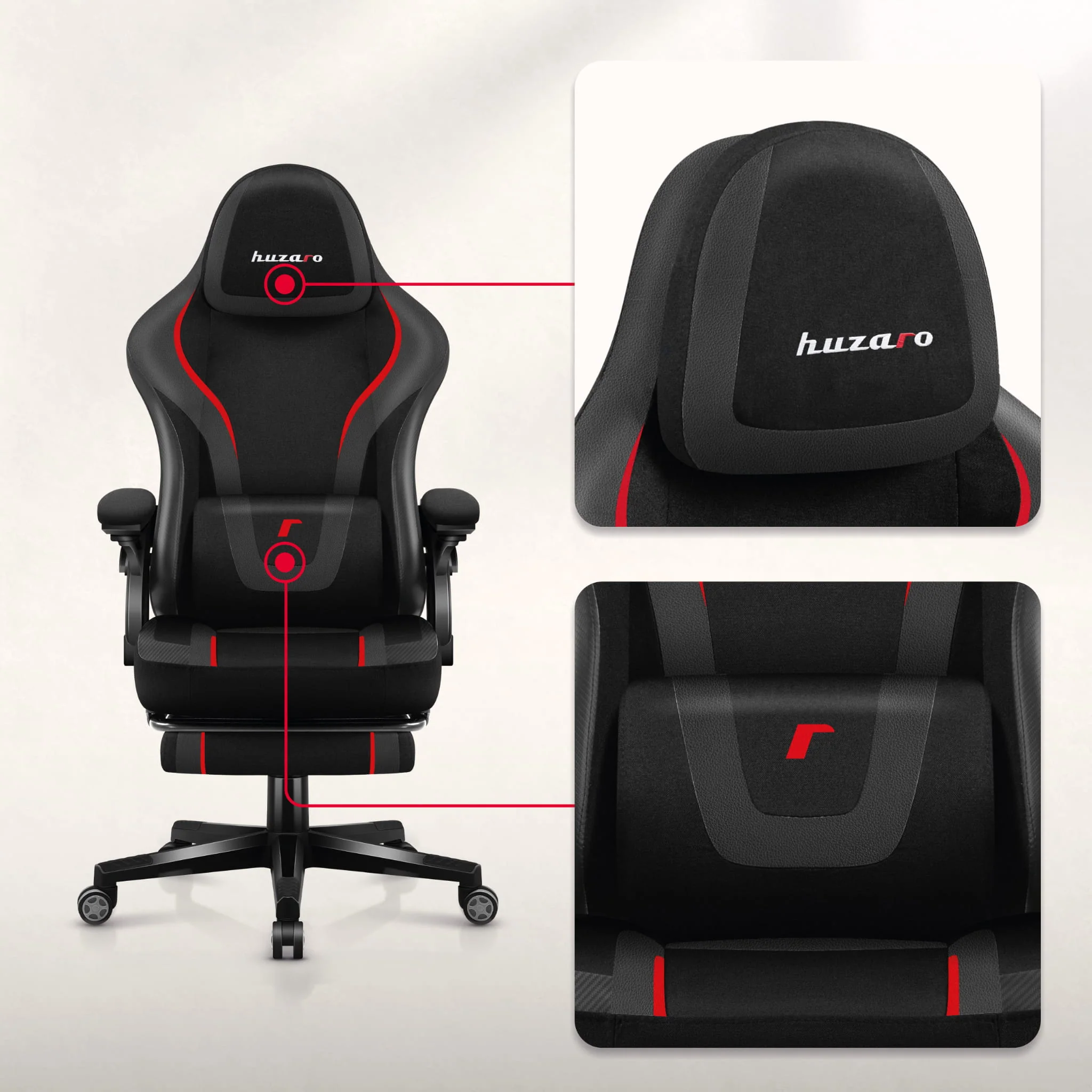 Huzaro Force 4.6 Carbon Gaming-Stuhl - Image 4