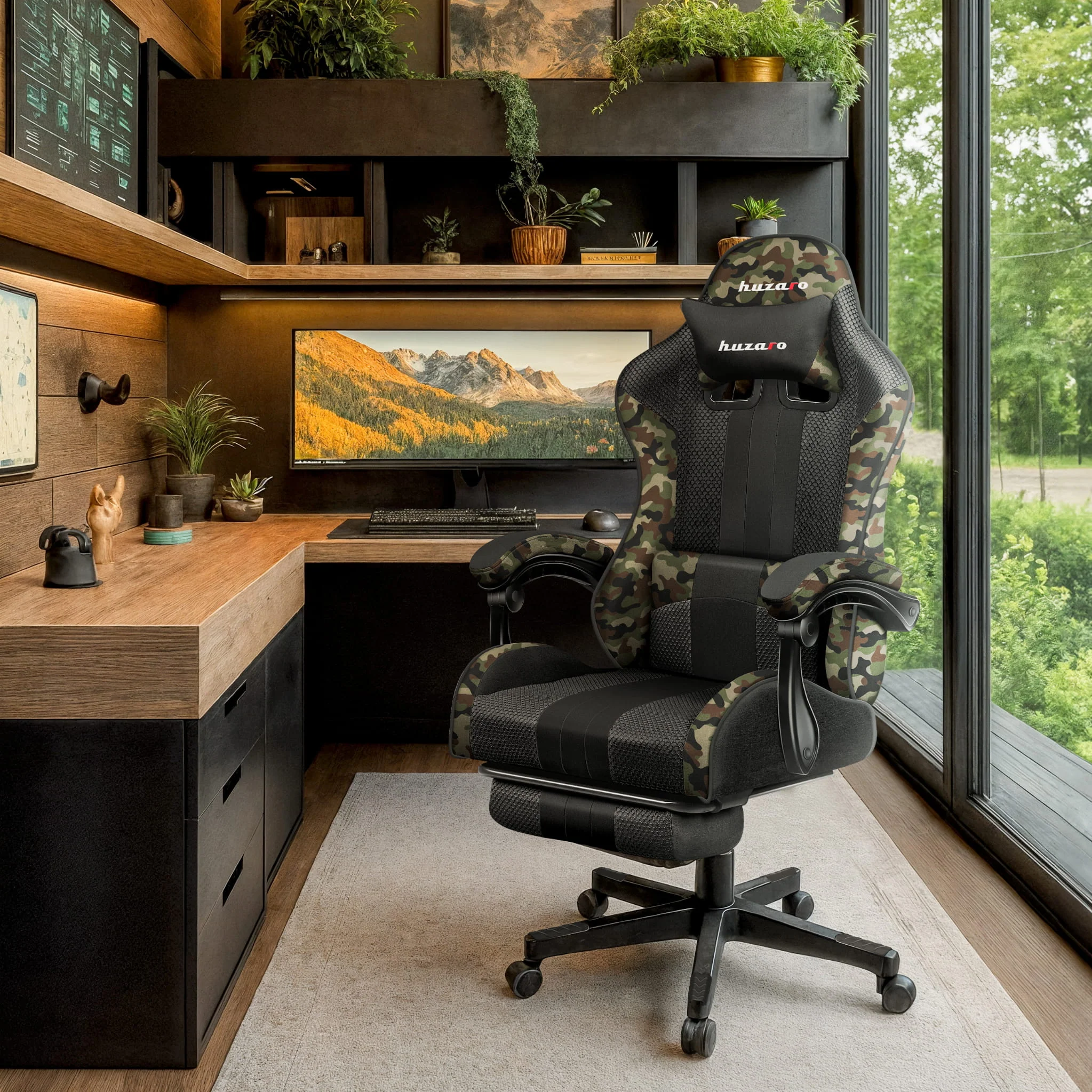 Huzaro Force 4.7 Camo Mesh Gaming-Stuhl - Image 3