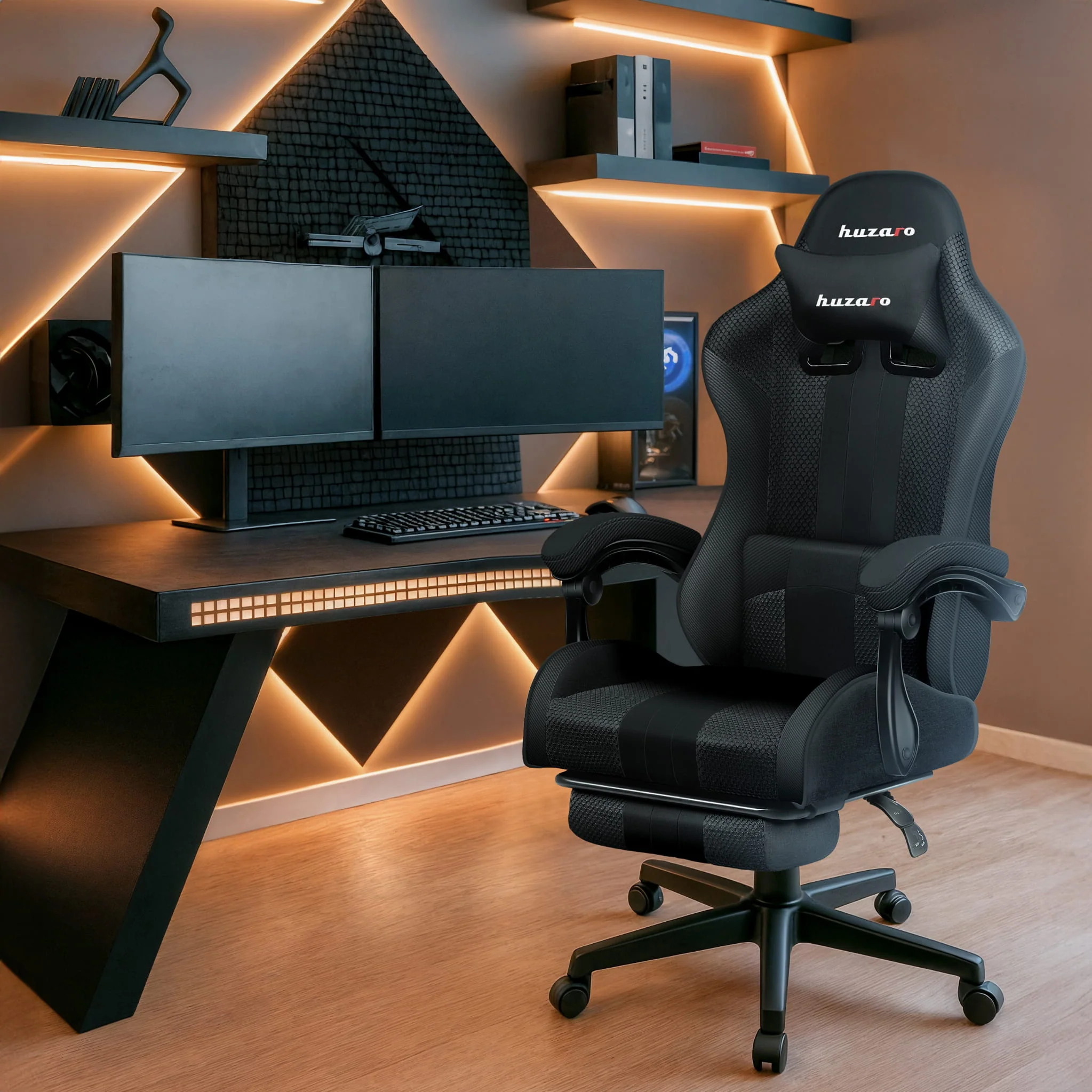 HUZARO Force 4.7 Carbon Mesh Gaming-Stuhl - Image 3