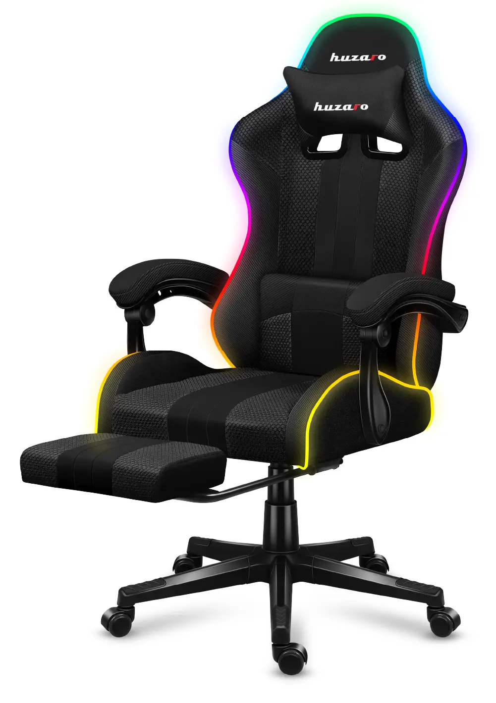 HUZARO Force 4.7 RGB LED Mesh Gaming-Stuhl - Image 10