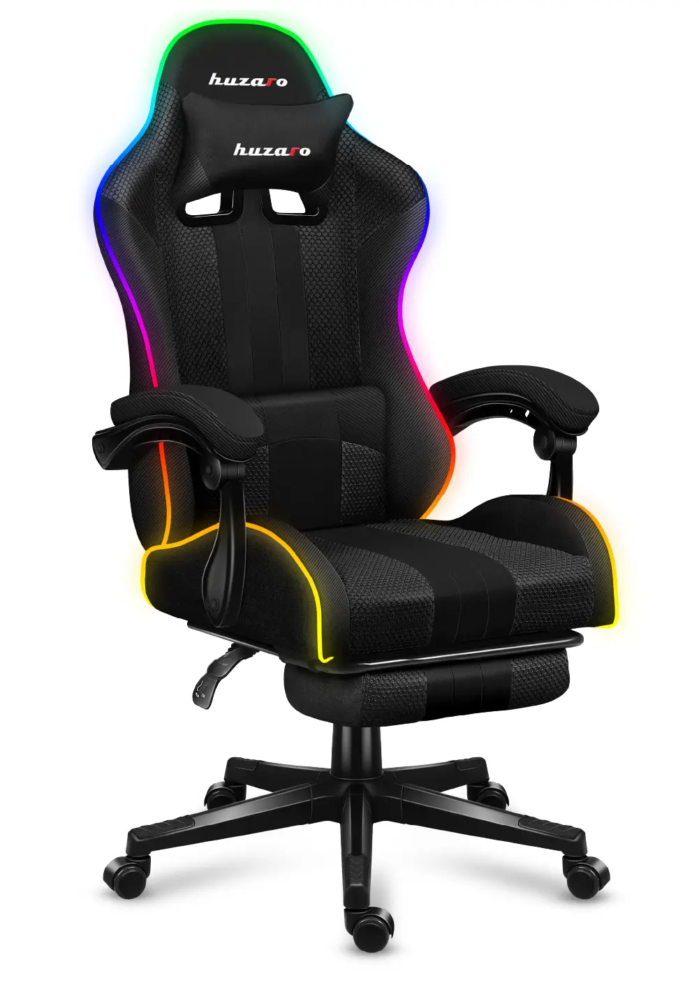HUZARO Force 4.7 RGB LED Mesh Gaming-Stuhl - Image 12