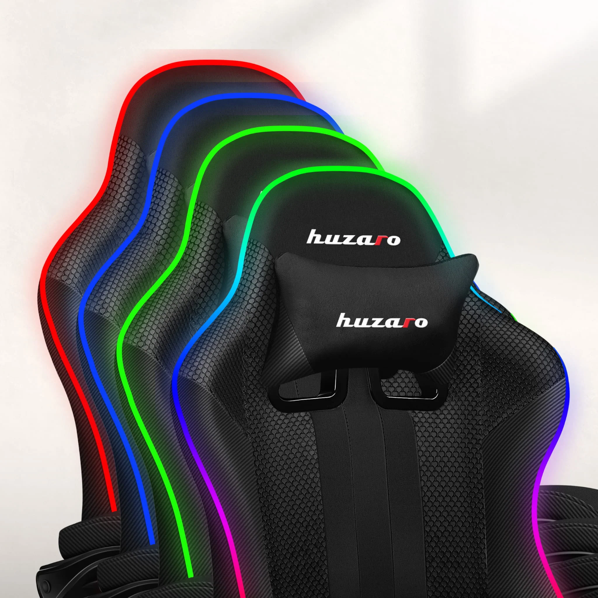 HUZARO Force 4.7 RGB LED Mesh Gaming-Stuhl - Image 3