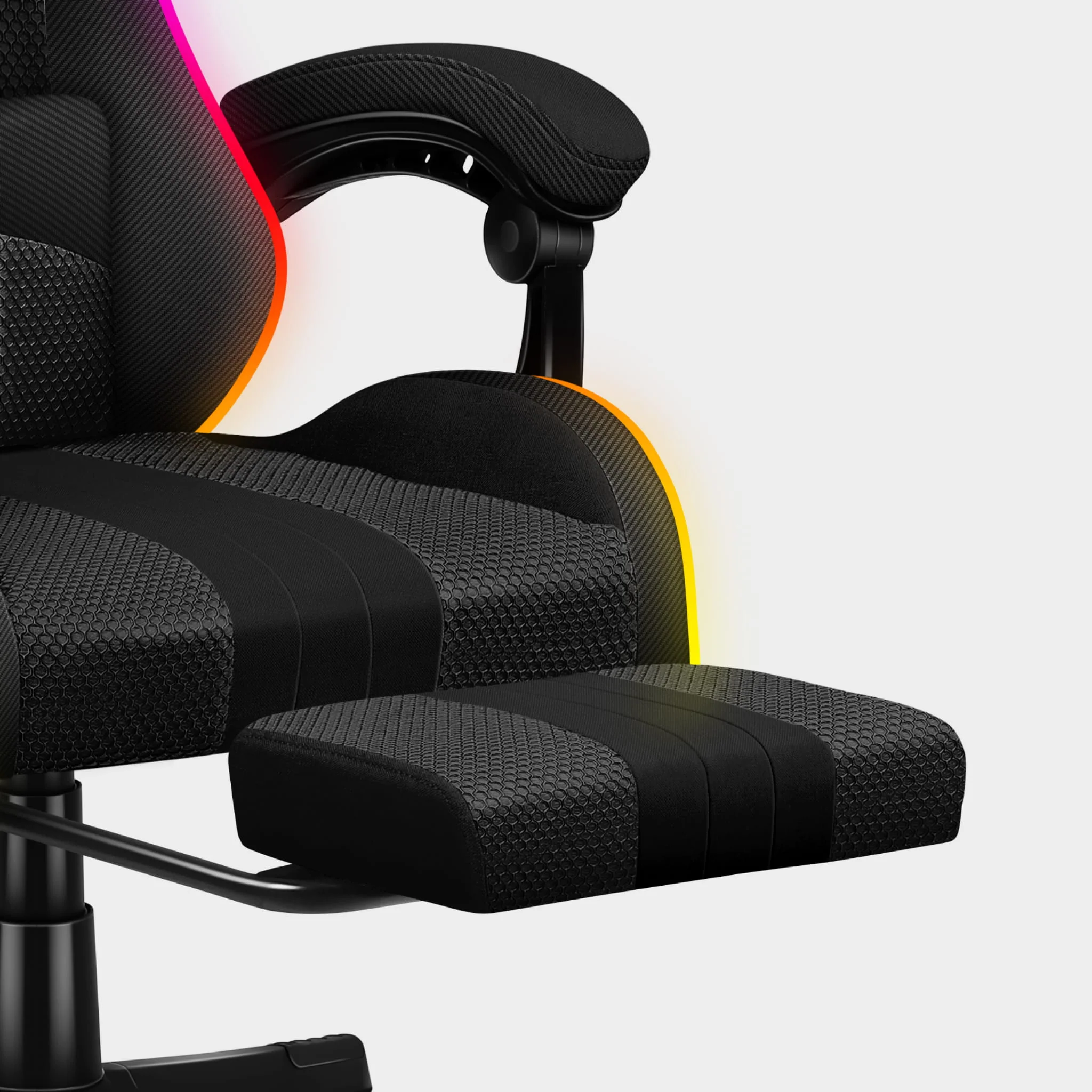 HUZARO Force 4.7 RGB LED Mesh Gaming-Stuhl - Image 7