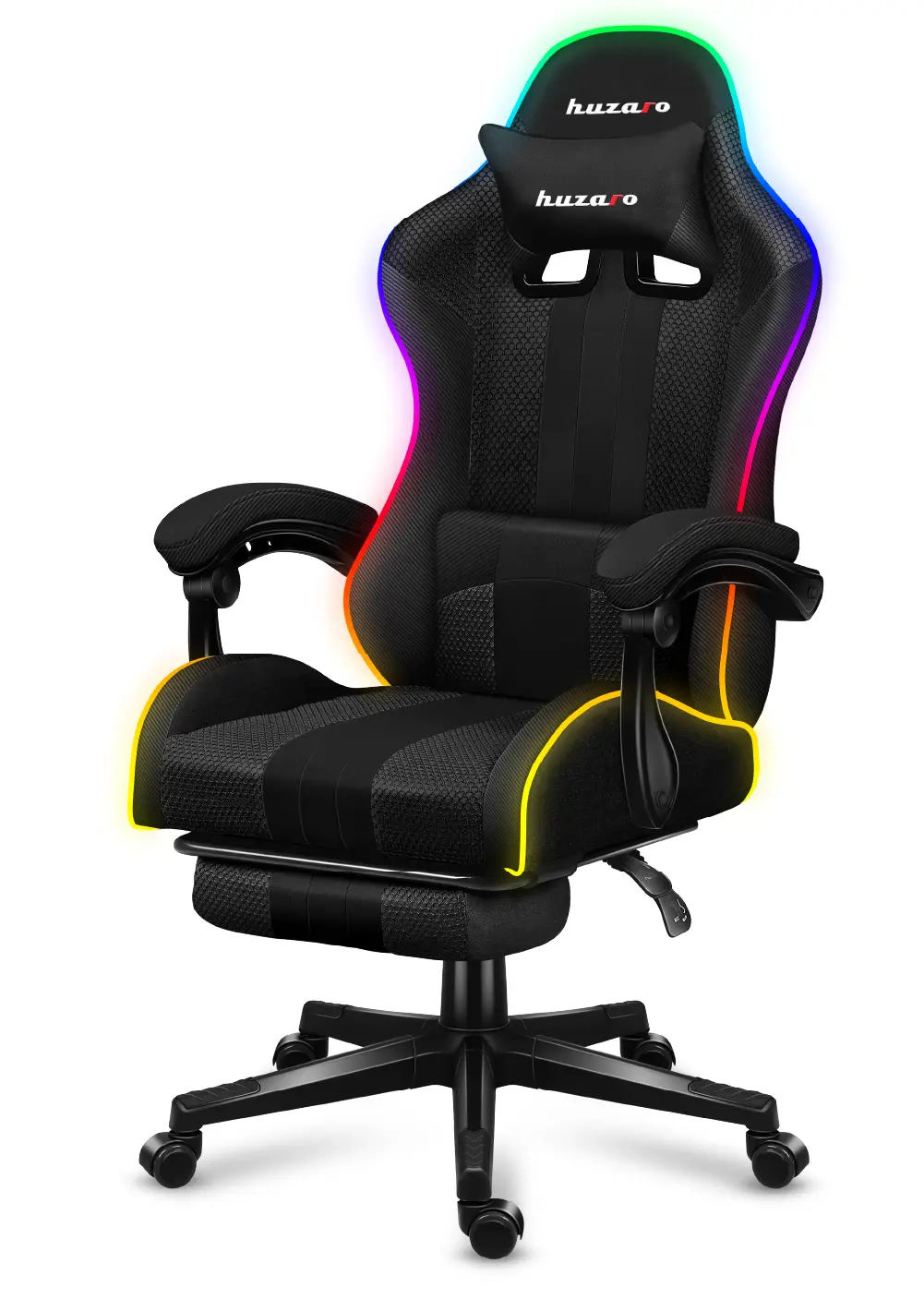 HUZARO Force 4.7 RGB LED Mesh Gaming-Stuhl - Image 9