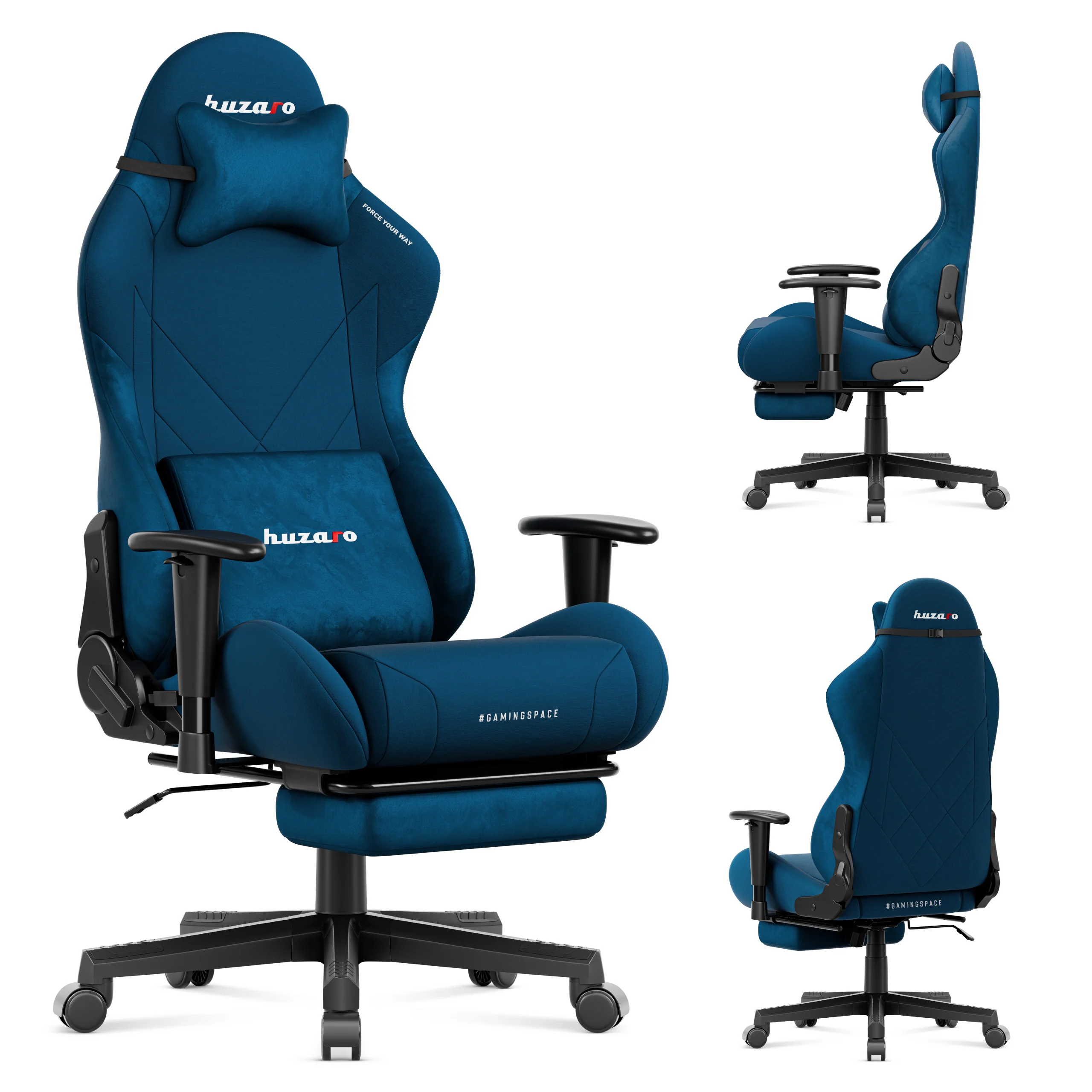 Huzaro Force 5.7 Blauer Gaming-Stuhl - Image 13