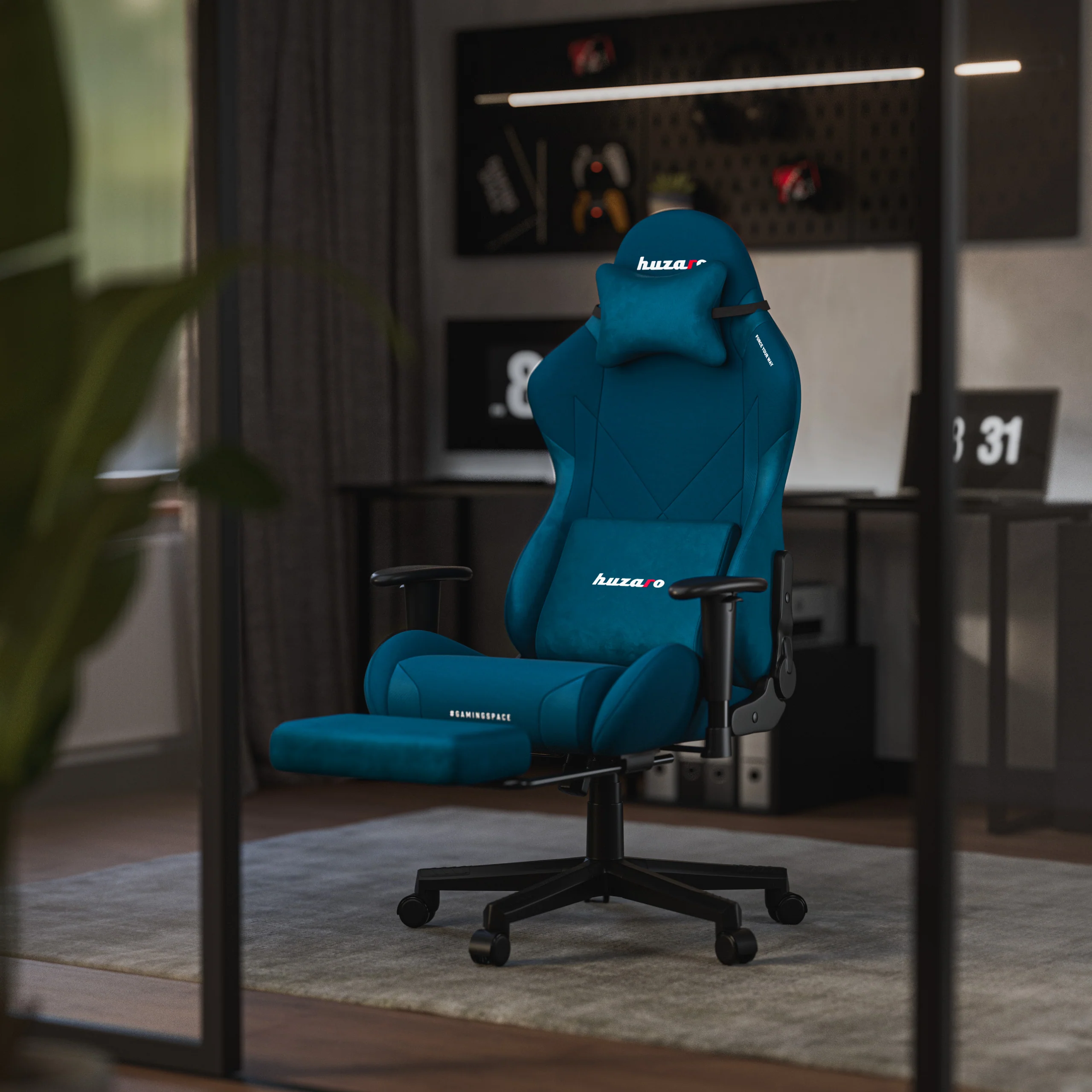 Huzaro Force 5.7 Blauer Gaming-Stuhl - Image 3
