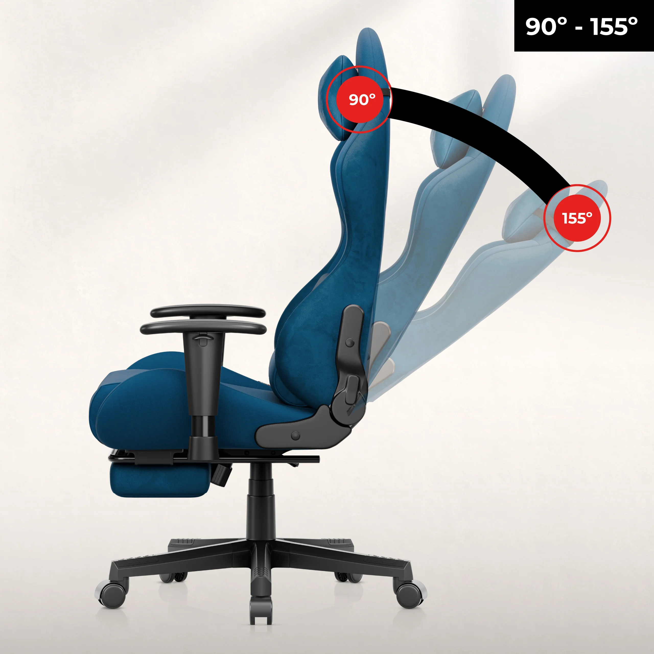 Huzaro Force 5.7 Blauer Gaming-Stuhl - Image 6