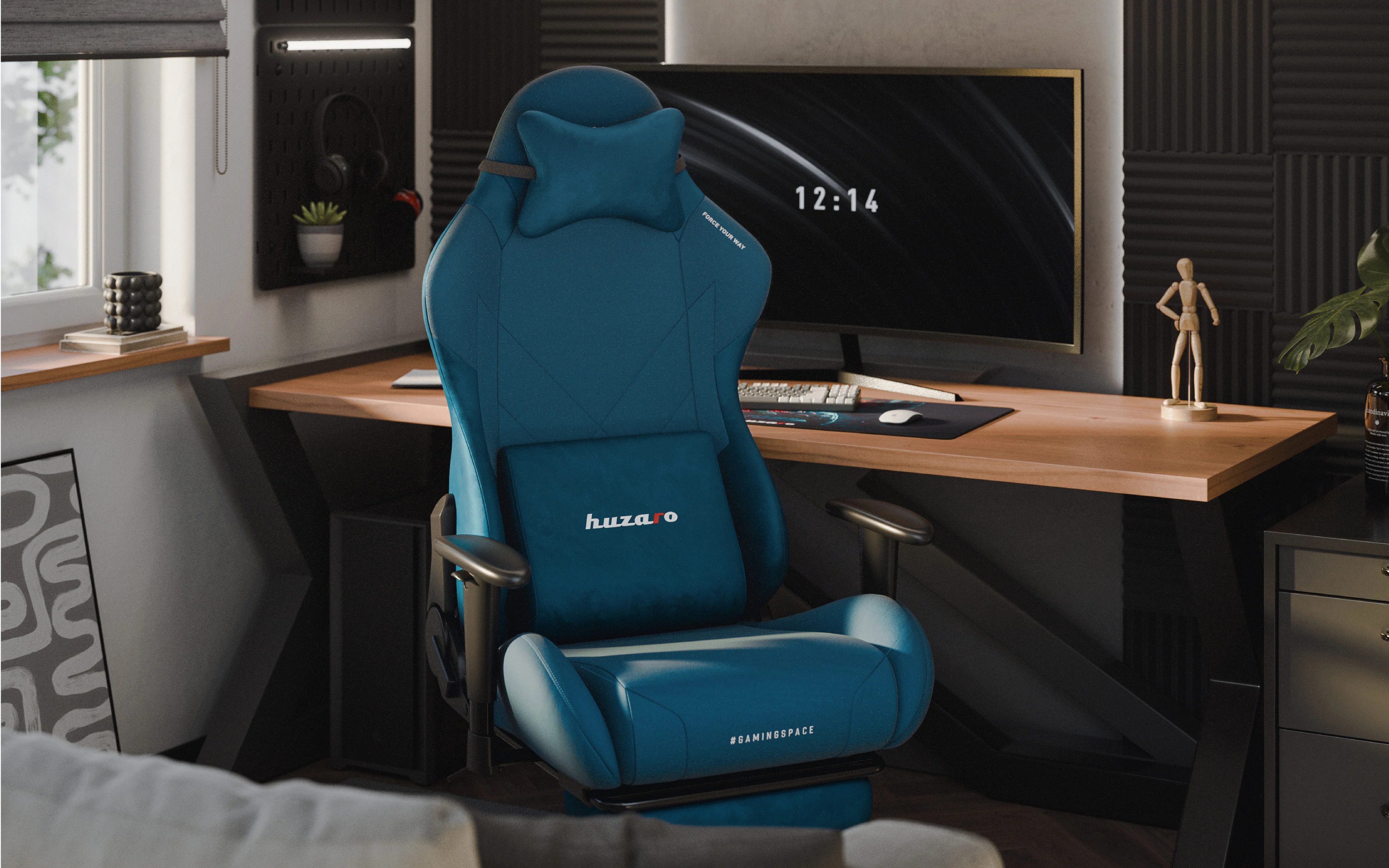Huzaro Force 5.7 Blauer Gaming-Stuhl - Image 7