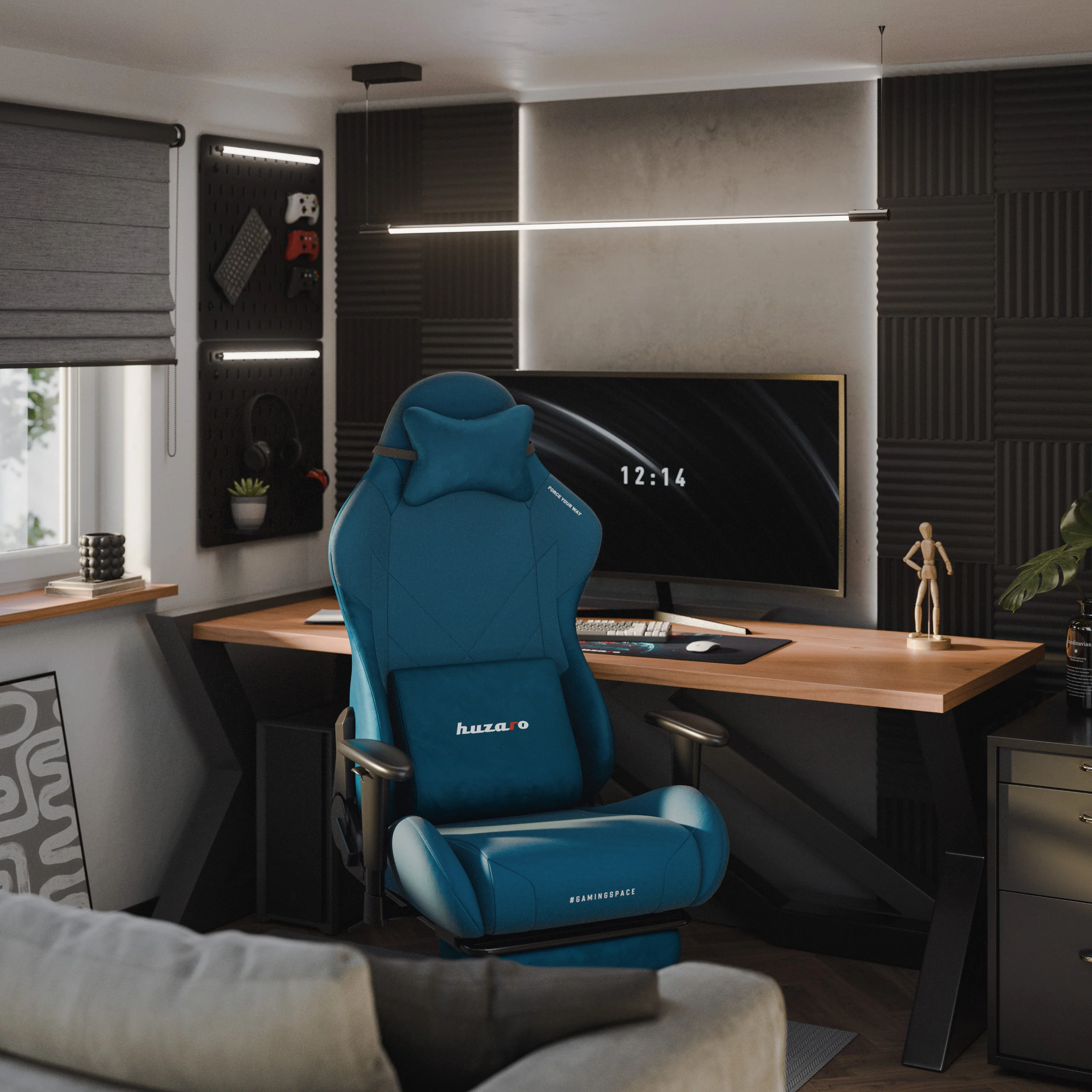 Huzaro Force 5.7 Blauer Gaming-Stuhl - Image 8