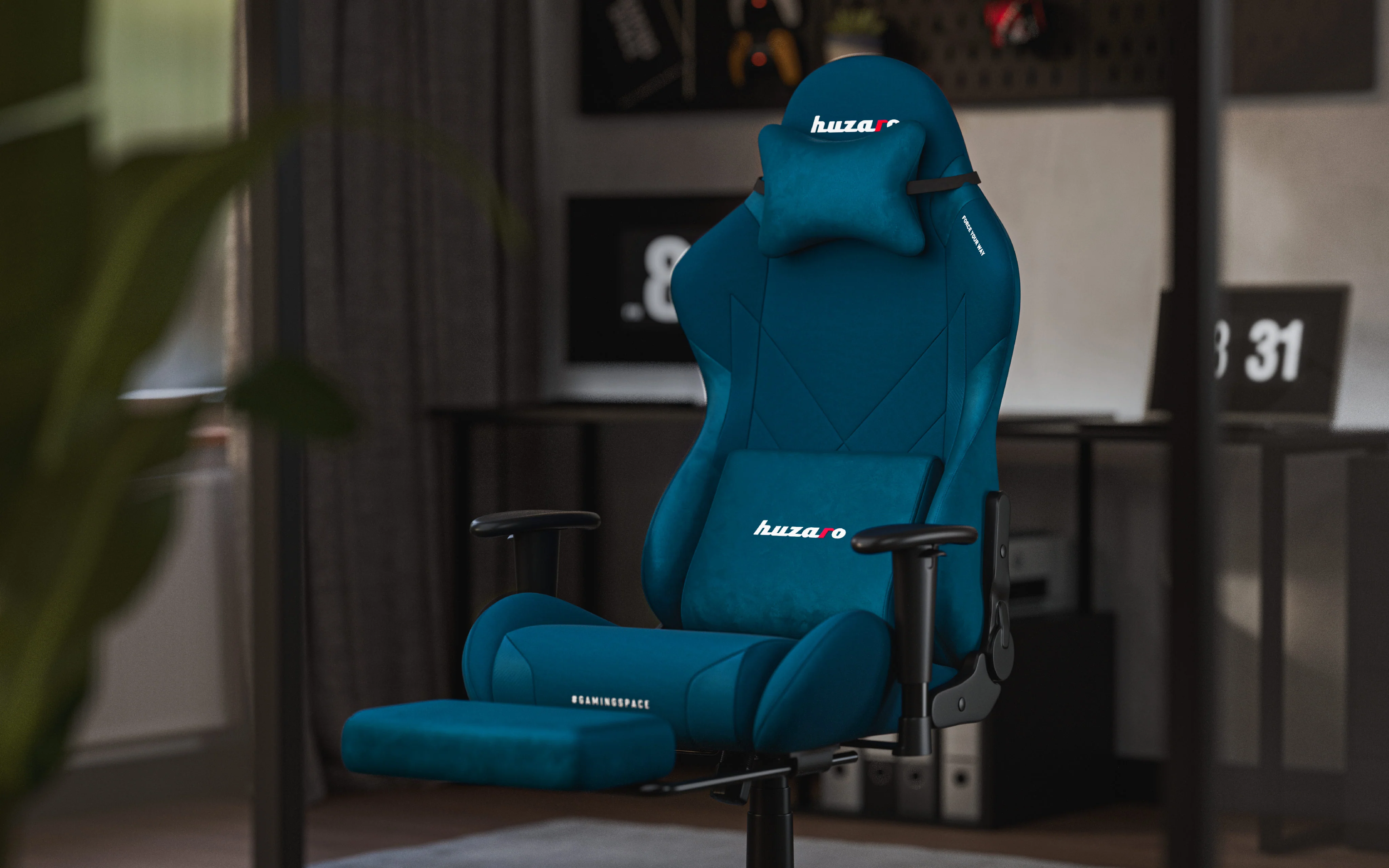 Huzaro Force 5.7 Blauer Gaming-Stuhl - Image 9