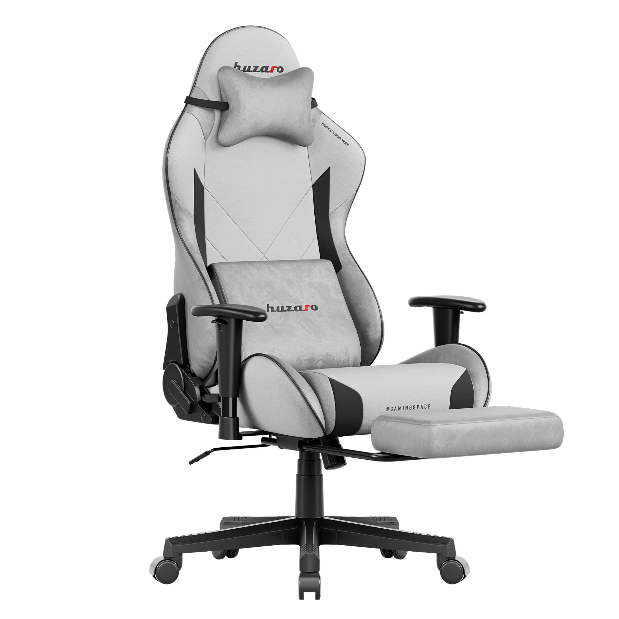 Huzaro Force 5.7 Grauer Gaming-Stuhl - Image 13