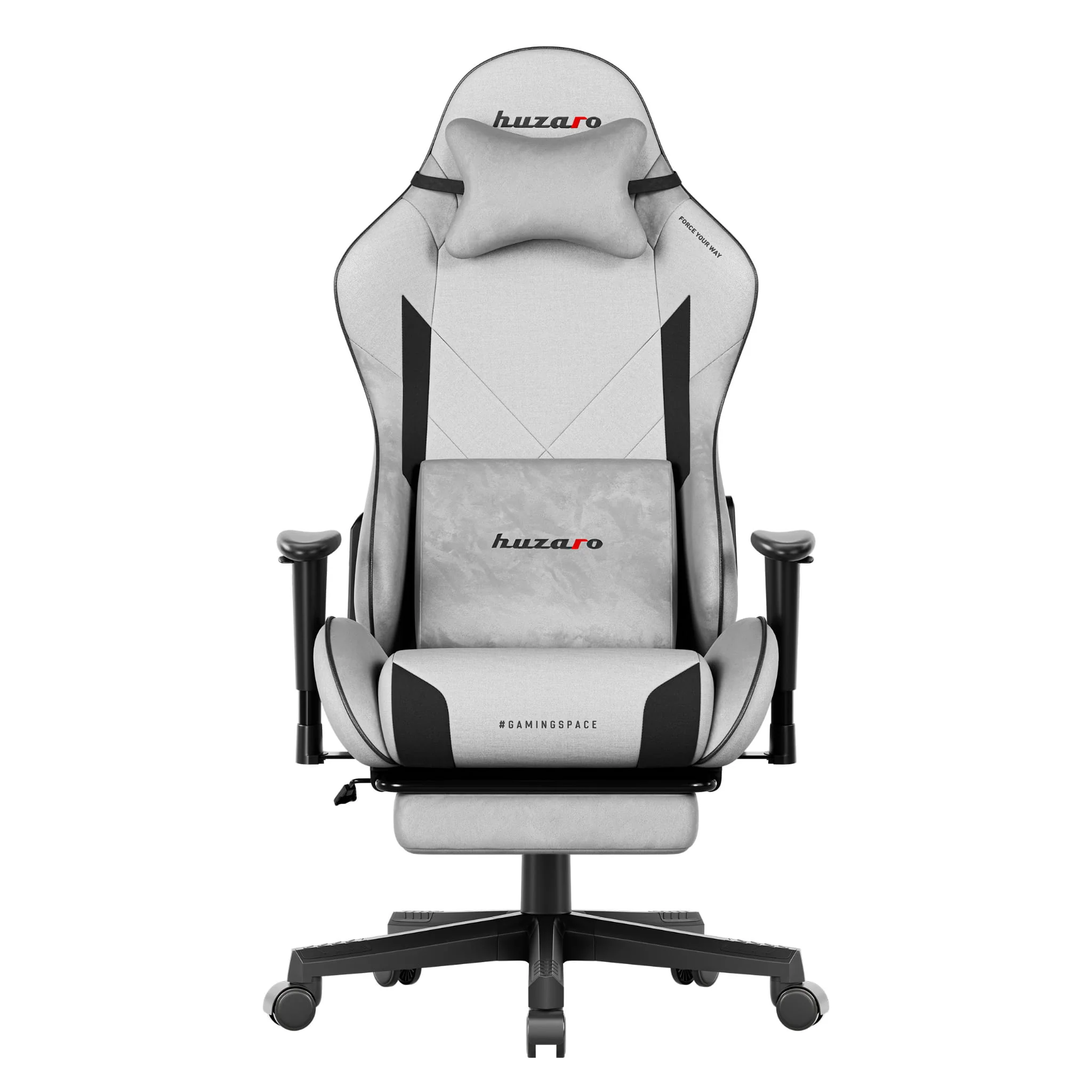 Huzaro Force 5.7 Grauer Gaming-Stuhl - Image 2