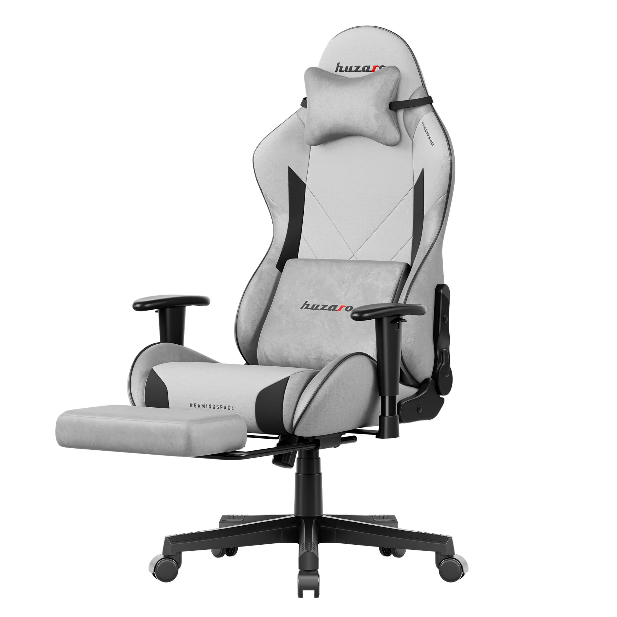 Huzaro Force 5.7 Grauer Gaming-Stuhl - Image 9