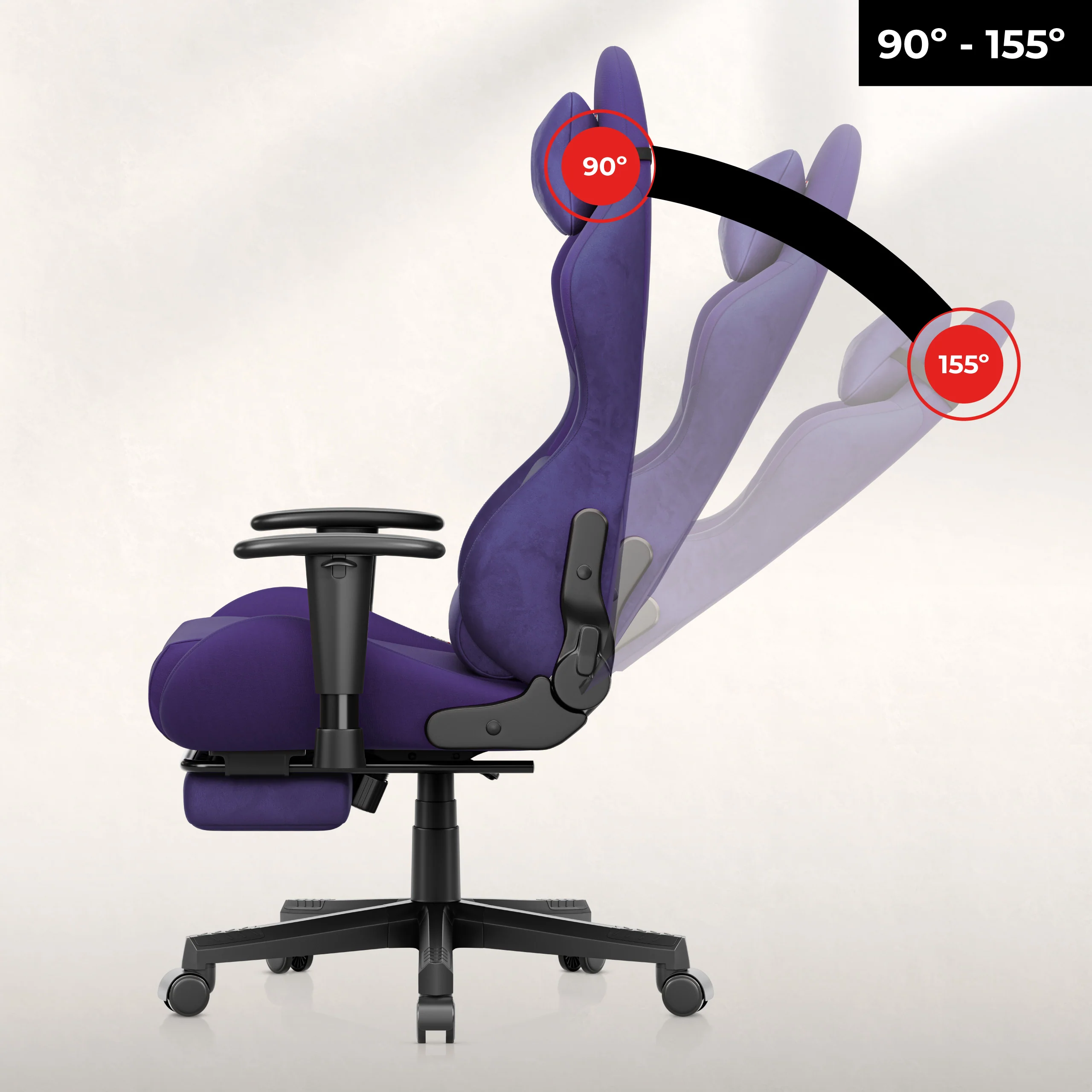 Huzaro Force 5.7 Lila Gaming-Stuhl - Image 6
