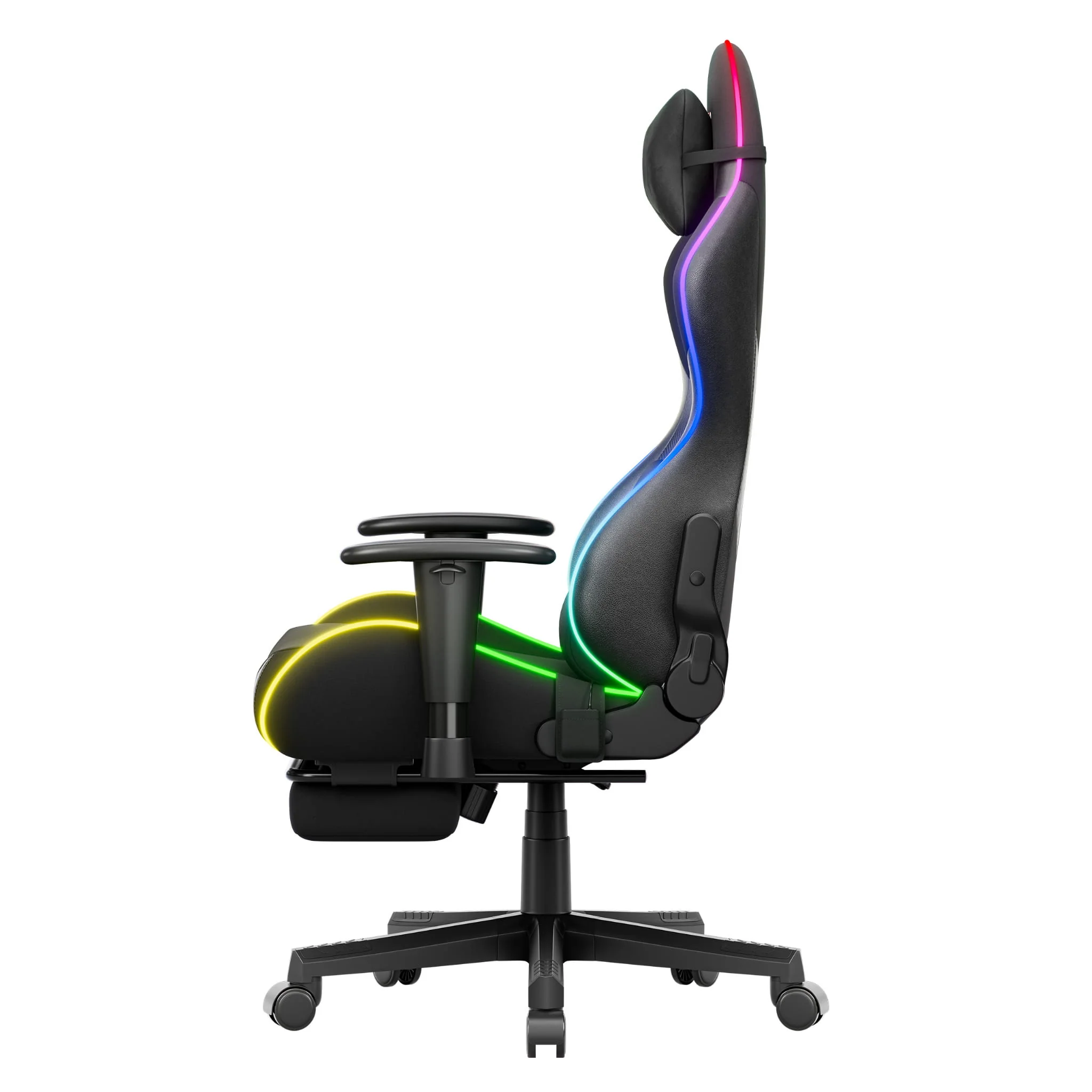 Huzaro Force 5.7 Schwarzer RGB-LED Gaming-Stuhl - Image 5