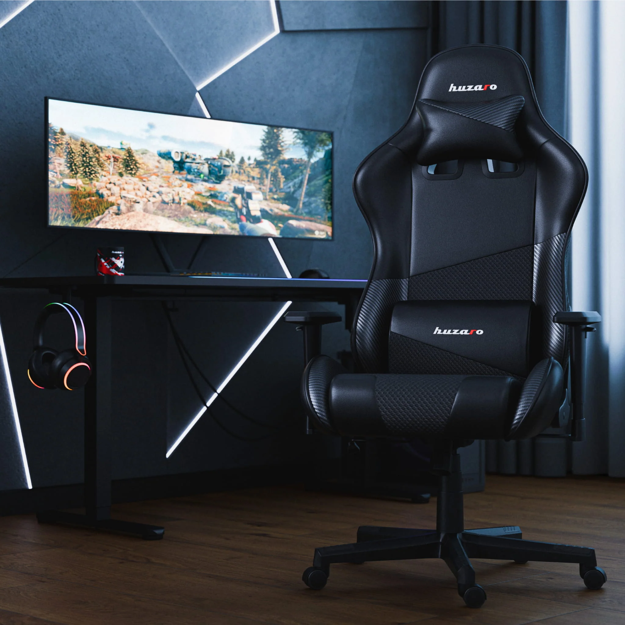 HUZARO FORCE 6.2 Carbon Gaming-Stuhl - Image 4