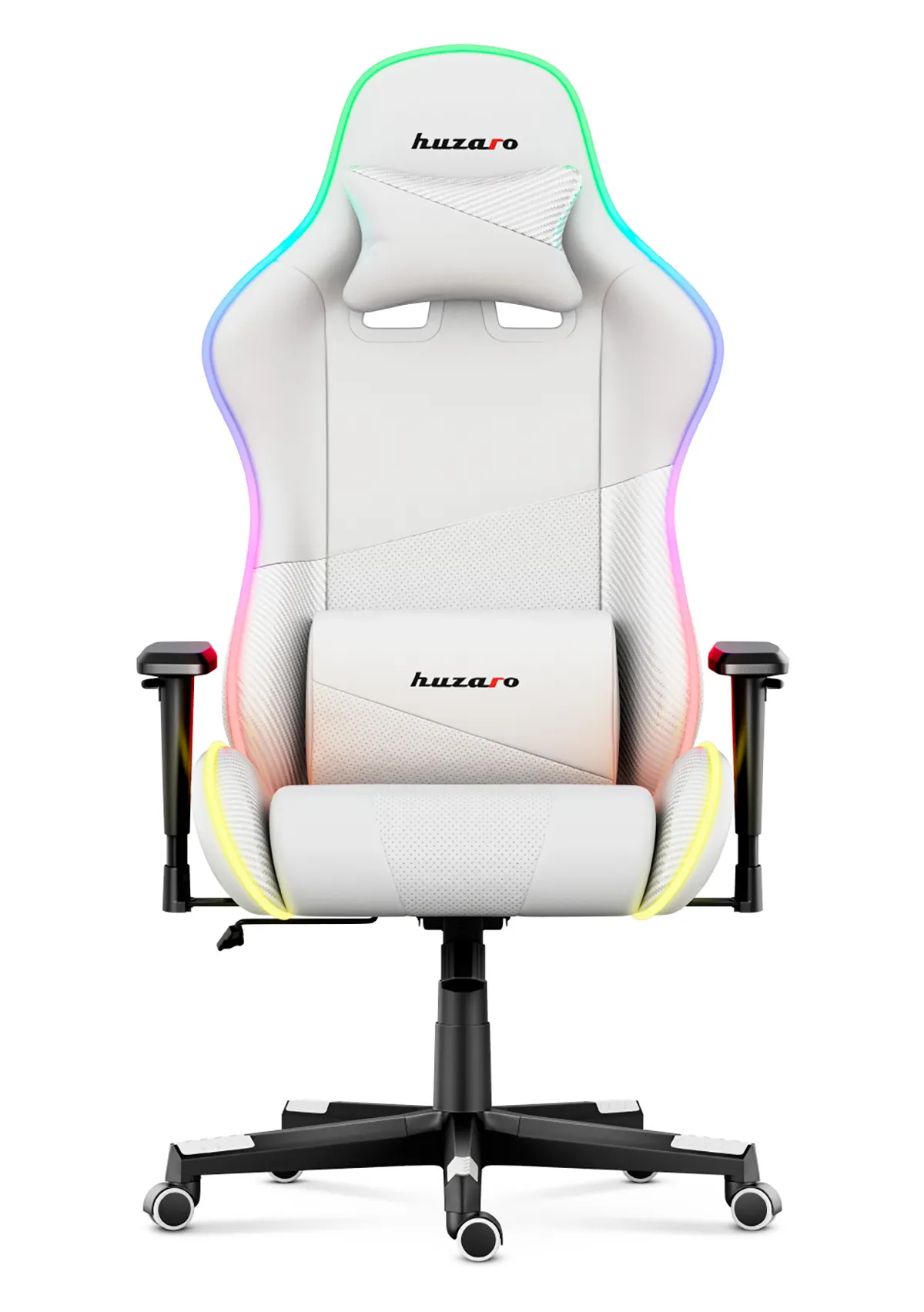 HUZARO FORCE 6.2 Weiß RGB LED Gaming-Stuhl - Image 11
