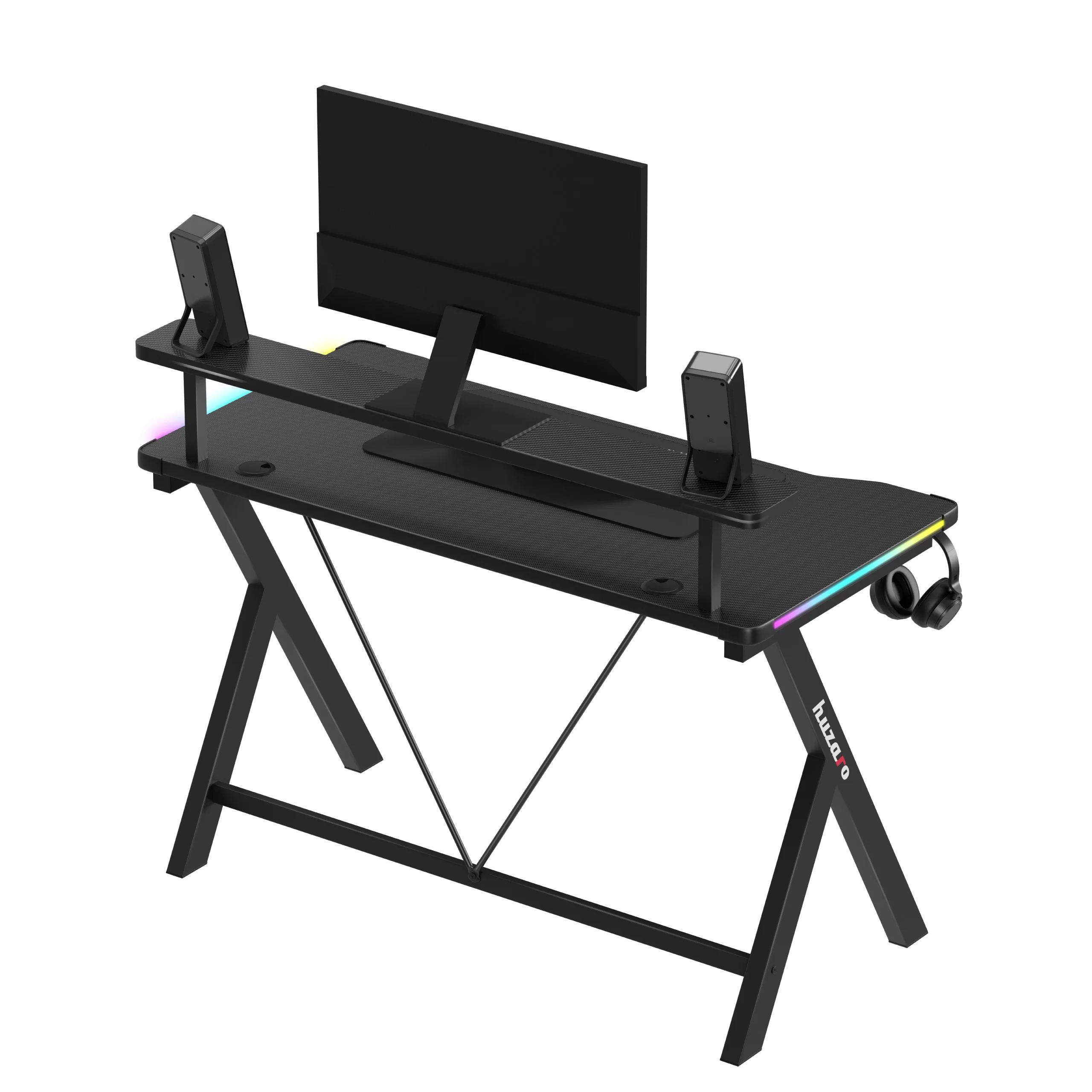 Huzaro Hero 1.9 RGB LED Gaming-Schreibtisch 120 cm - Image 10