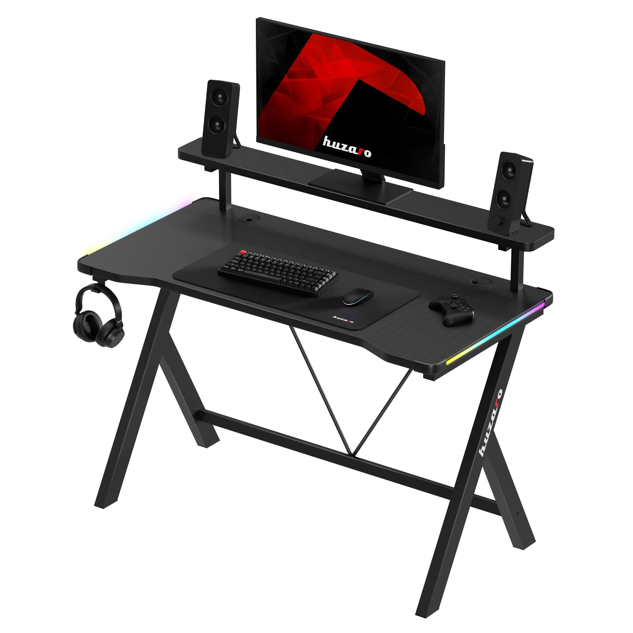 Huzaro Hero 1.9 RGB LED Gaming-Schreibtisch 120 cm - Image 13