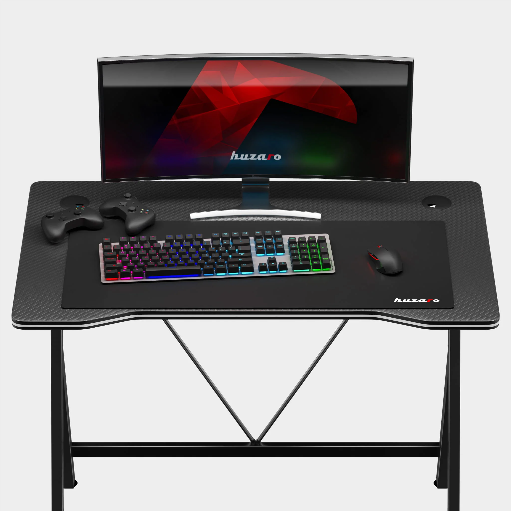 Huzaro Hero 1.4 Gaming-Schreibtisch Schwarz - Image 3