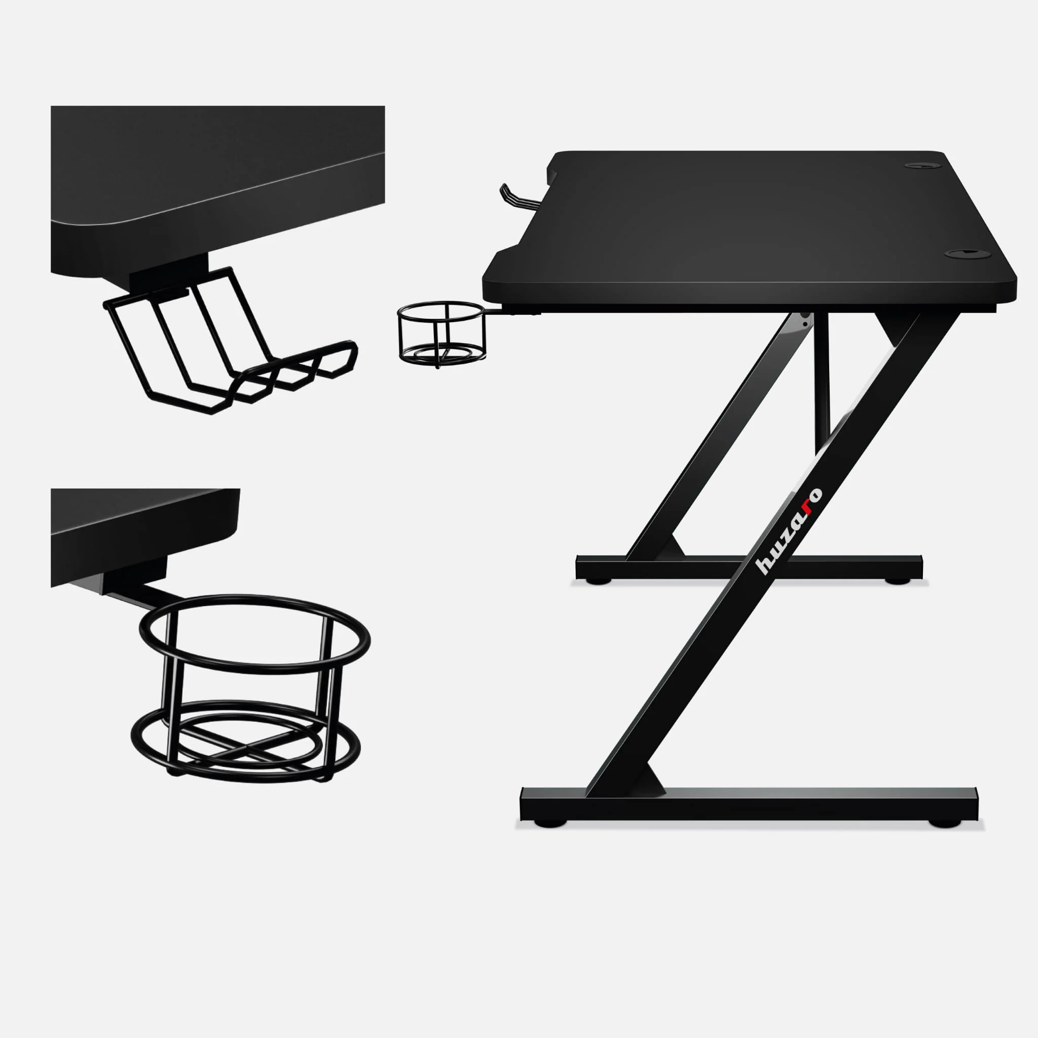 Huzaro Hero 1.8 Gaming-Schreibtisch Schwarz - Image 7