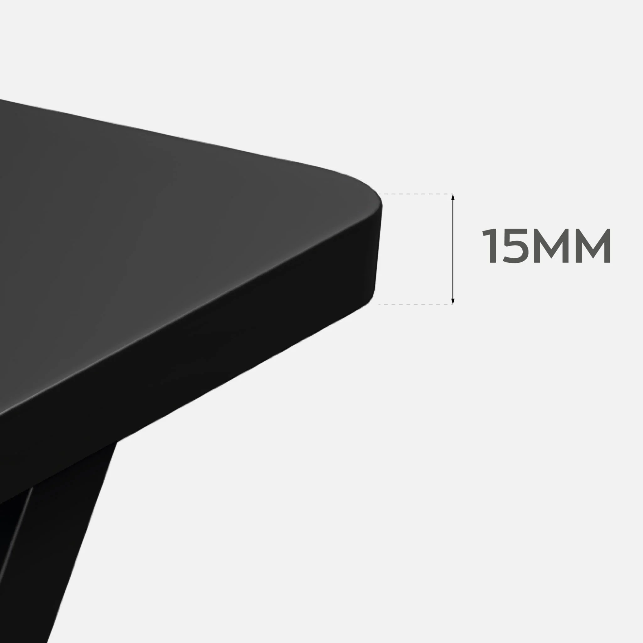 Huzaro Hero 1.8 Gaming-Schreibtisch Schwarz - Image 9