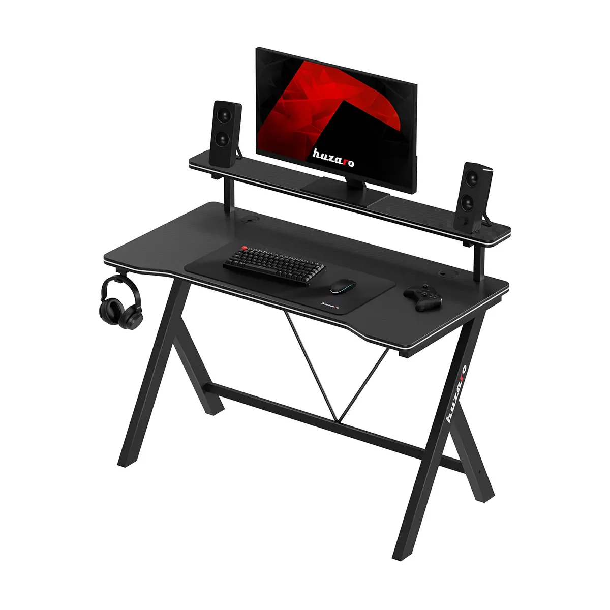Huzaro Hero 1.9 Gaming-Schreibtisch Schwarz - Image 11