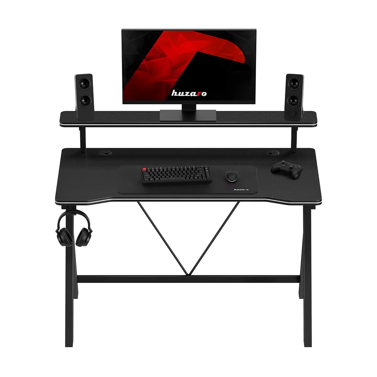 Huzaro Hero 1.9 Gaming-Schreibtisch Schwarz - Image 13