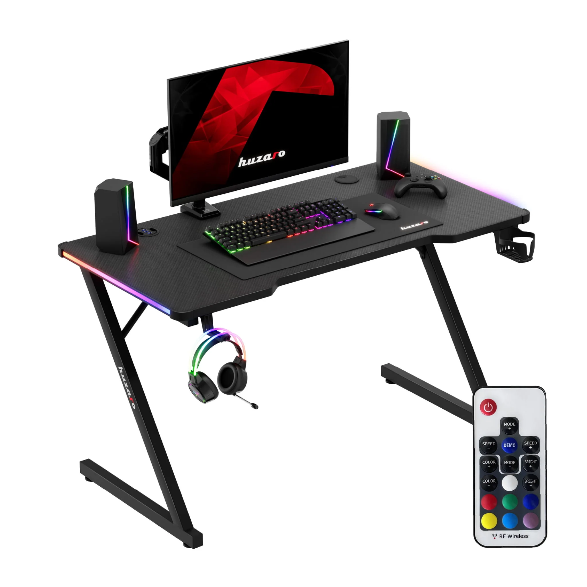 Huzaro Hero 2.5 RGB-LED-Gaming-Tisch