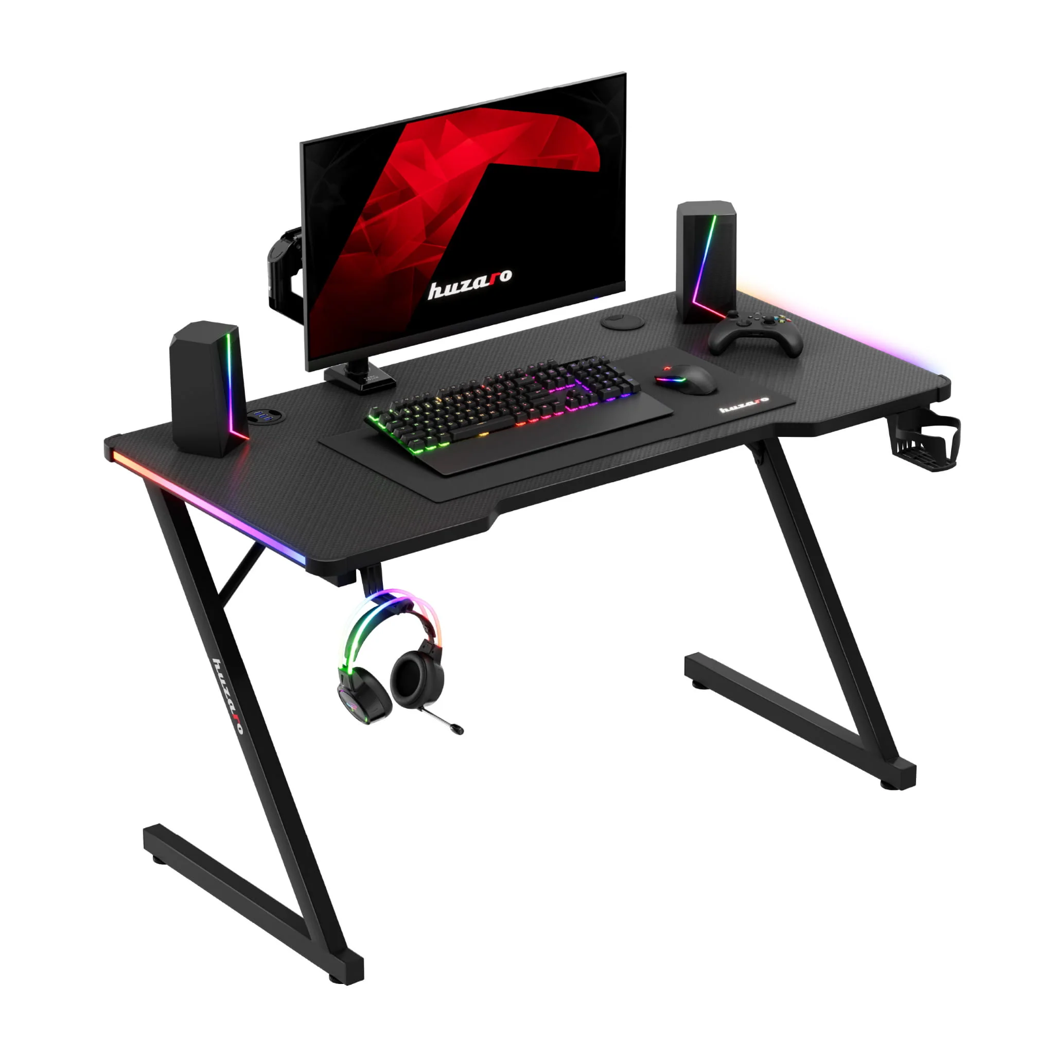 Huzaro Hero 2.5 RGB-LED-Gaming-Tisch - Image 7