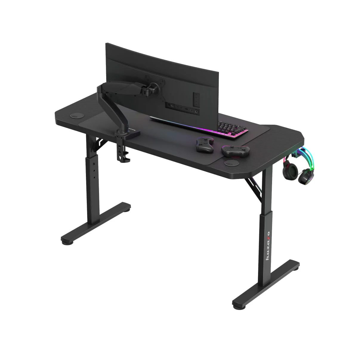 HUZARO Hero 2.6 Gaming-Tisch Schwarz - Image 7