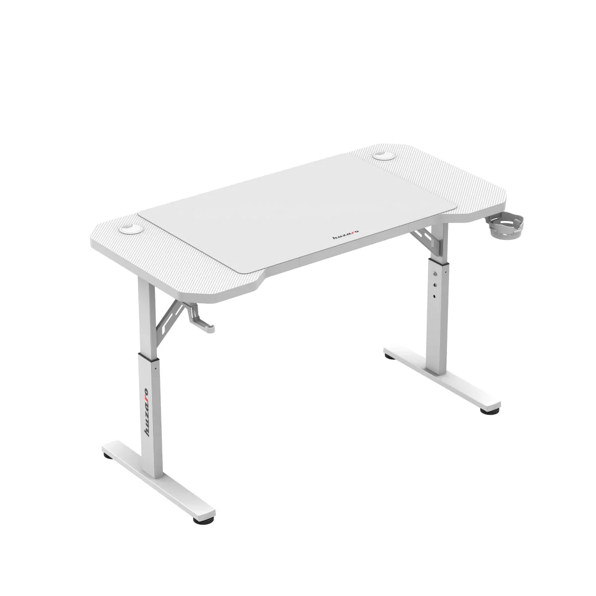 HUZARO Hero 2.6 Weiß Gaming-Schreibtisch Höhenverstellung - Image 2