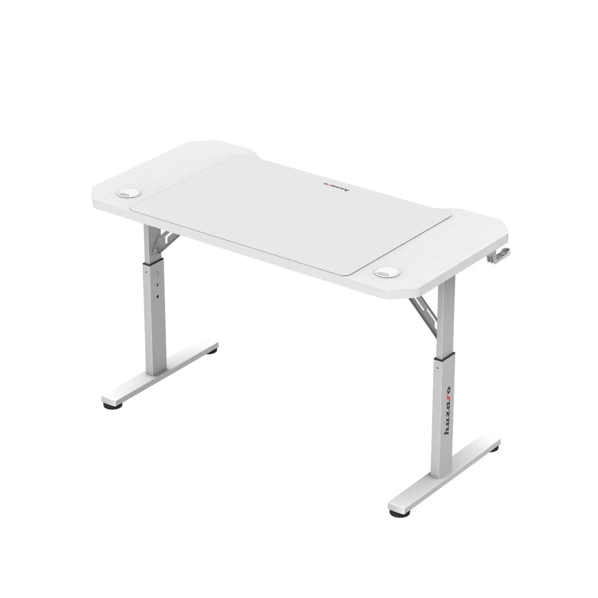 HUZARO Hero 2.6 Weiß Gaming-Schreibtisch Höhenverstellung - Image 6