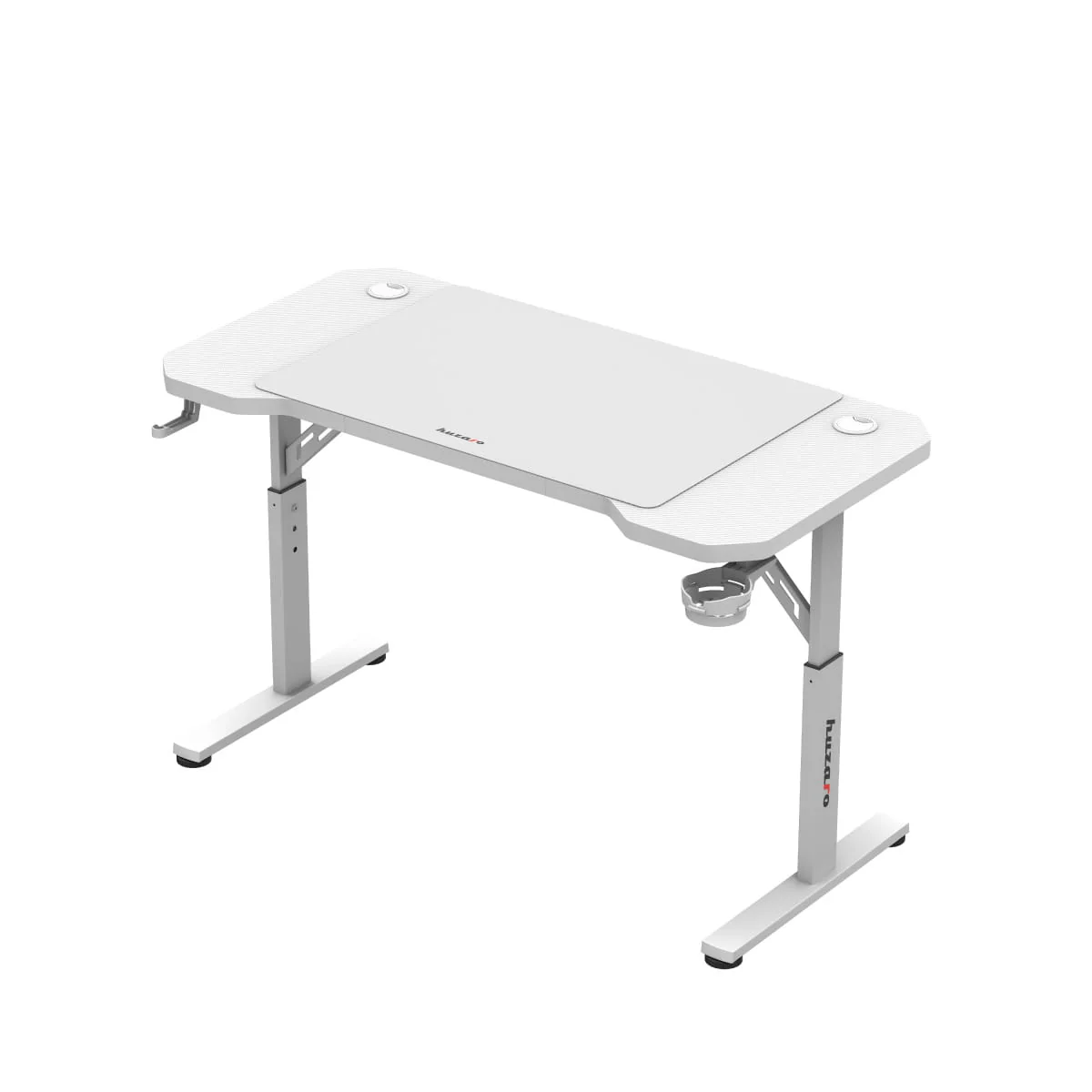 HUZARO Hero 2.6 Weiß Gaming-Schreibtisch Höhenverstellung - Image 8