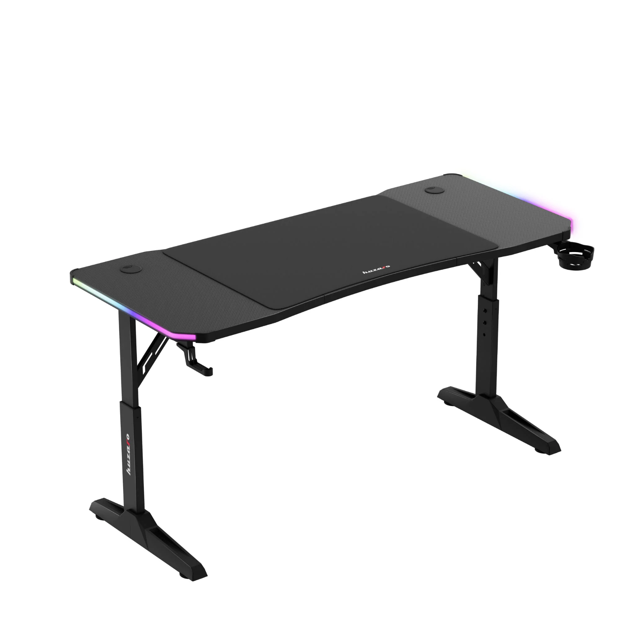 Huzaro Hero 3.6 Schwarzer Gaming-Schreibtisch 140 cm - Image 2