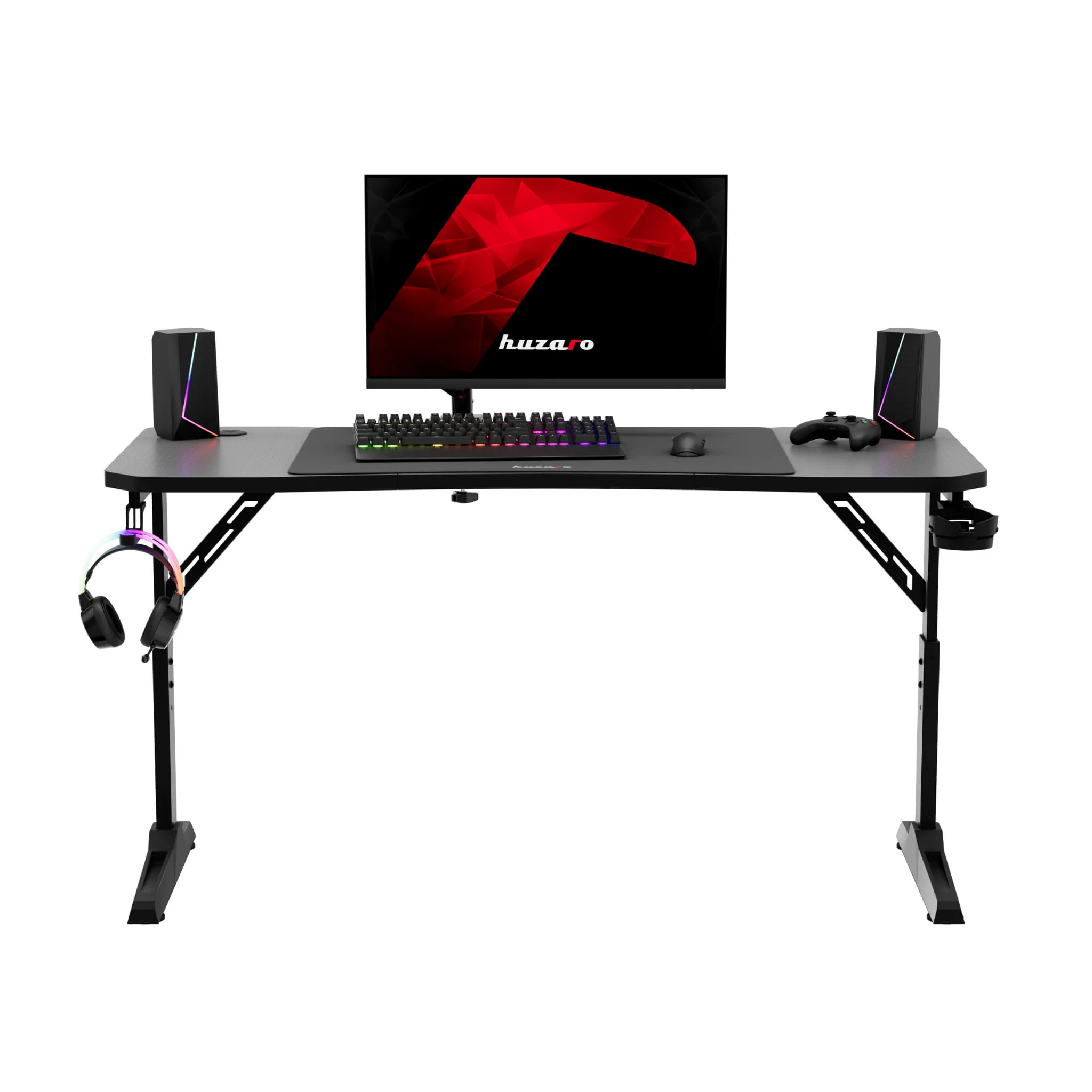 Huzaro Hero 3.6 Schwarzer Gaming-Schreibtisch 140 cm - Image 19