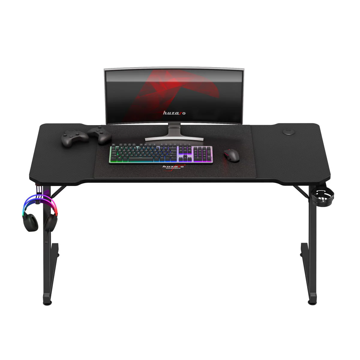Huzaro Hero 3.3 Schwarzer Gaming-Schreibtisch - Image 11