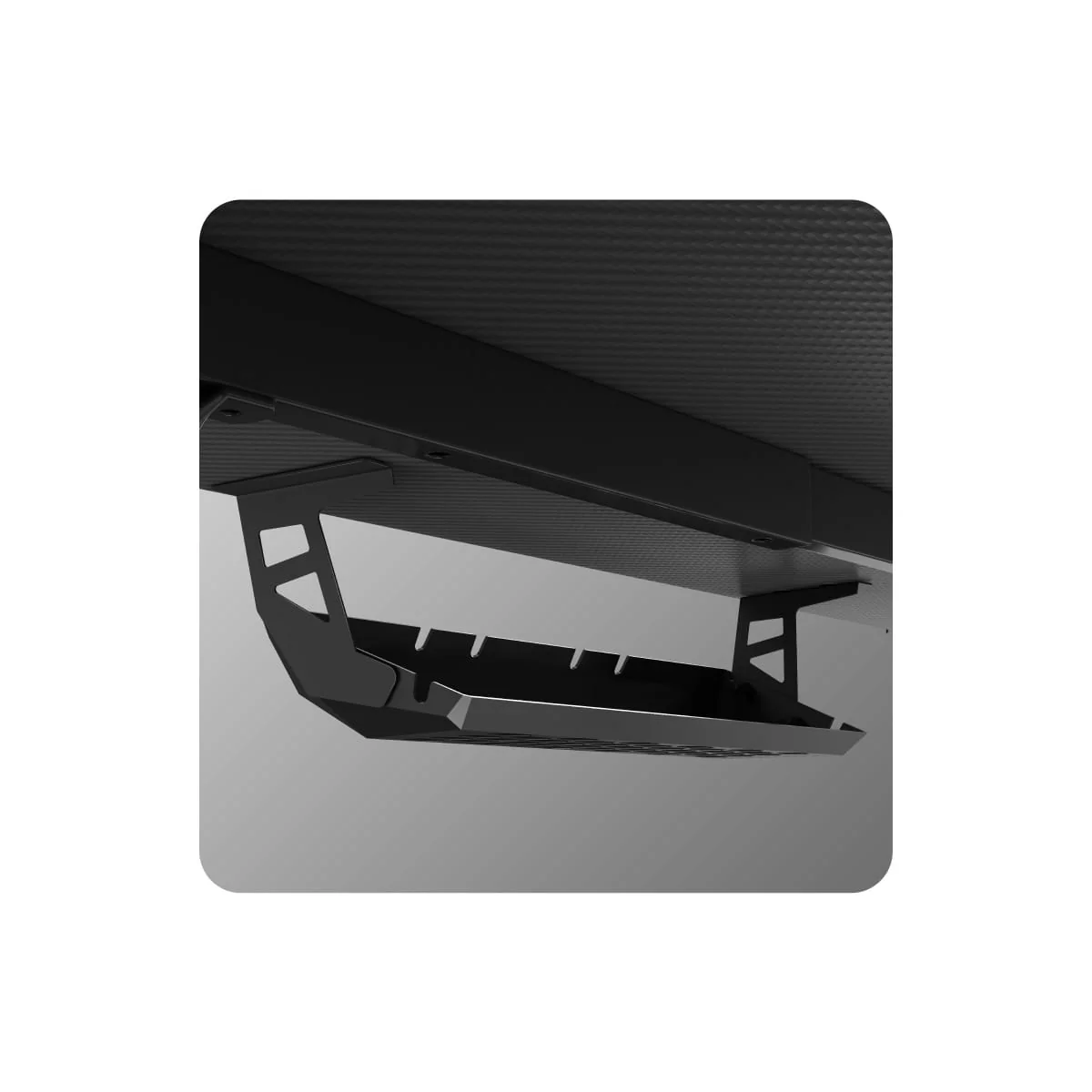 Huzaro Hero 3.3 Schwarzer Gaming-Schreibtisch - Image 5