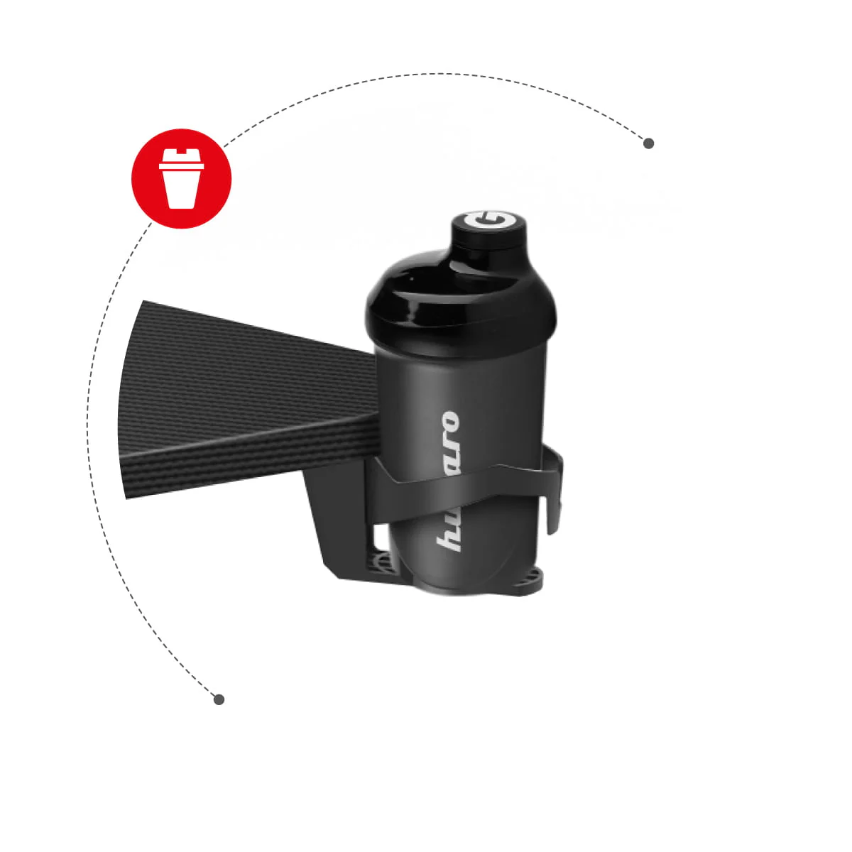 Huzaro Hero 4.7 Gaming-Schreibtisch Schwarz - Image 17