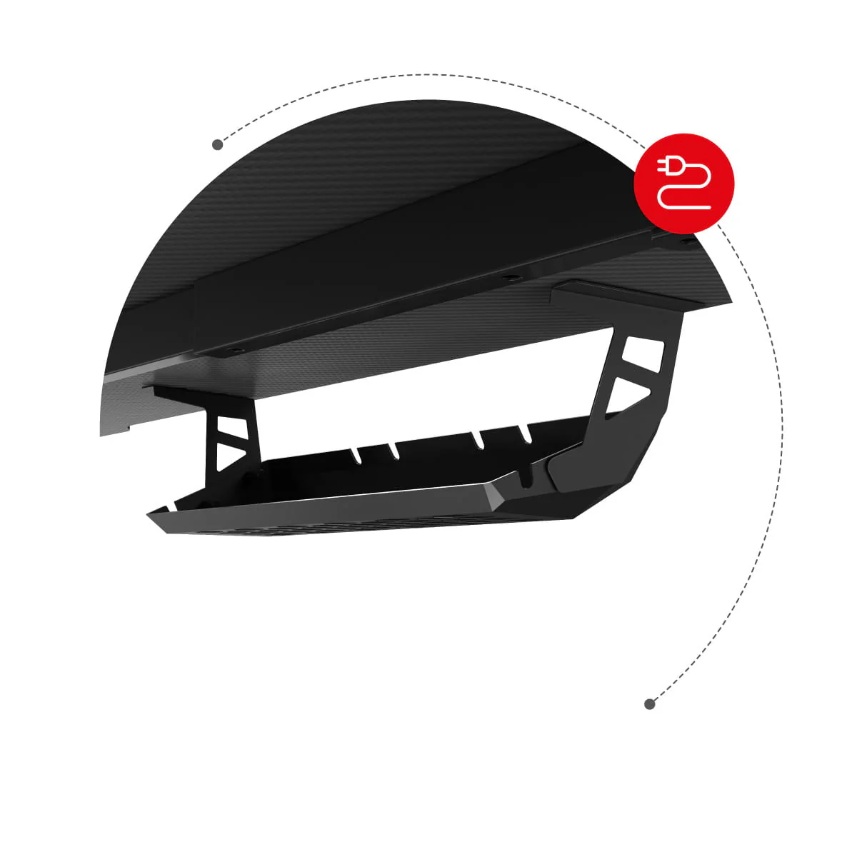 Huzaro Hero 4.8 Gaming-Schreibtisch RGB LED - Image 4