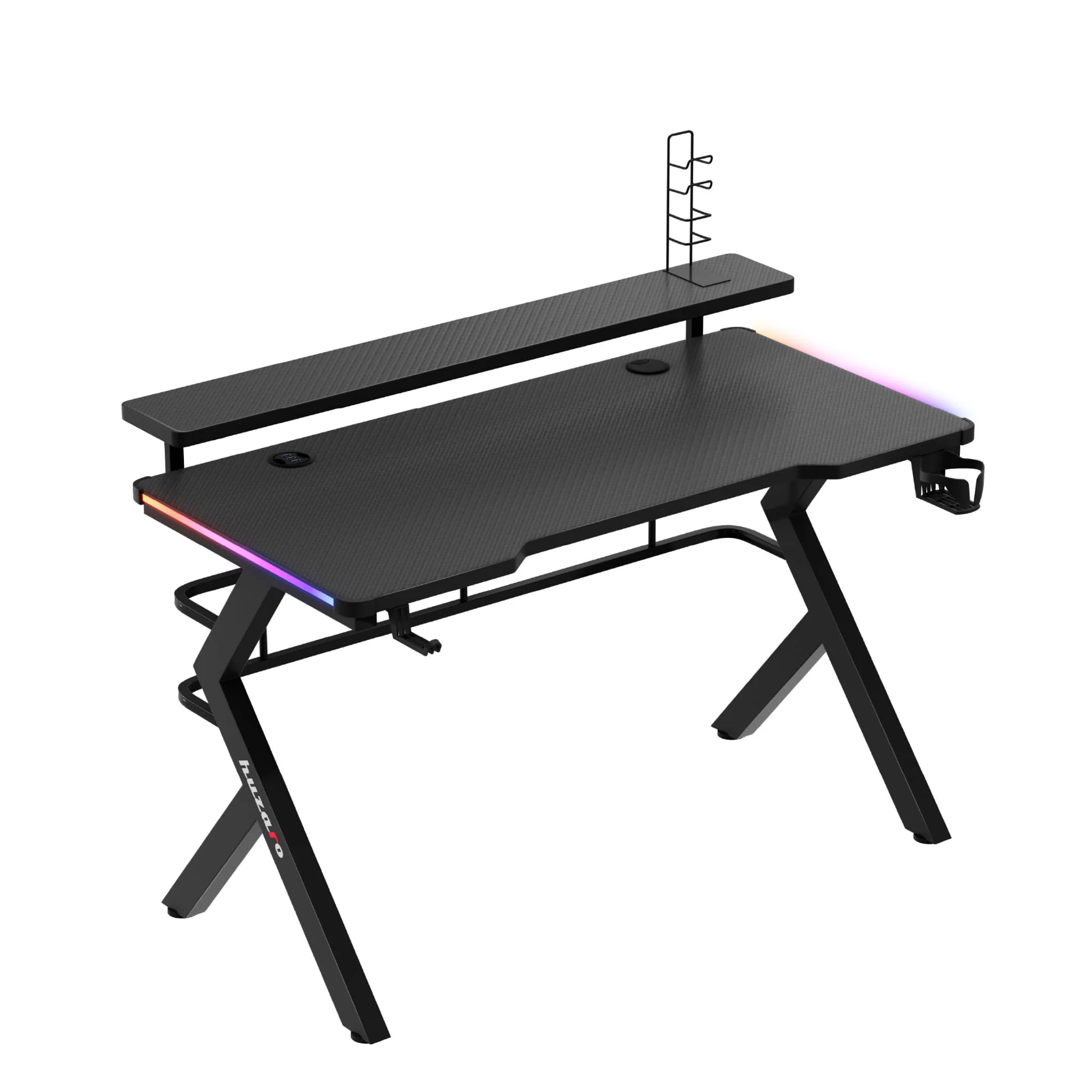 Huzaro Hero 5.0 RGB-LED-Gaming-Tisch - Image 2