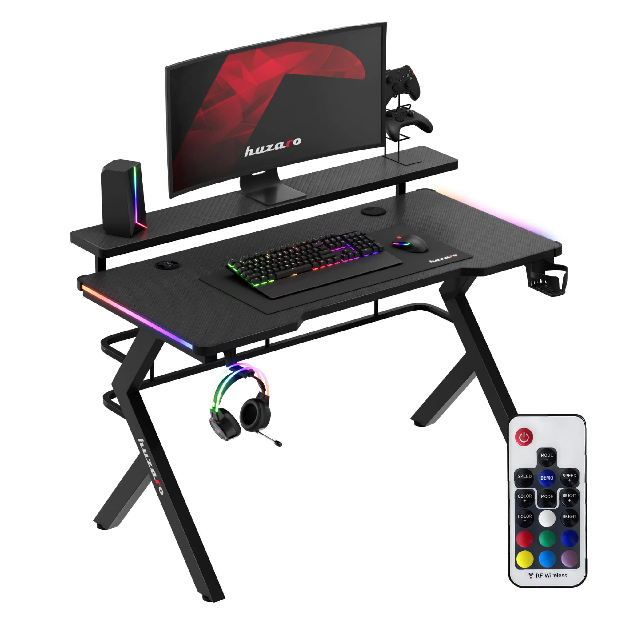 Huzaro Hero 5.0 RGB-LED-Gaming-Tisch - Image 6