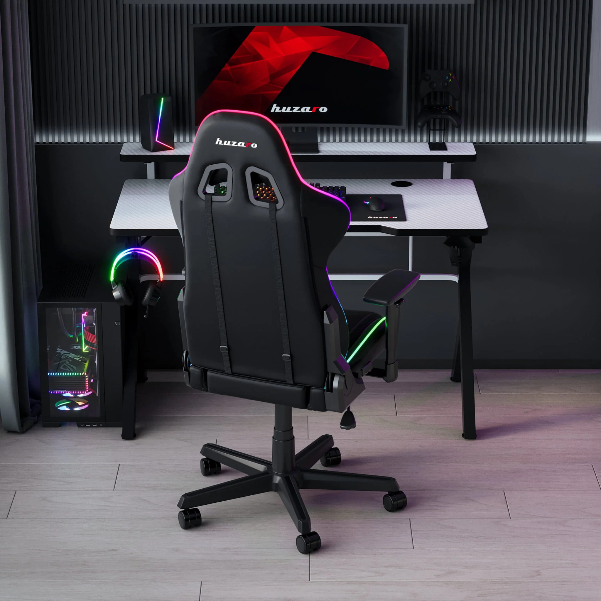 Huzaro Hero 5.0 Weiß Gaming-Schreibtisch - Image 4