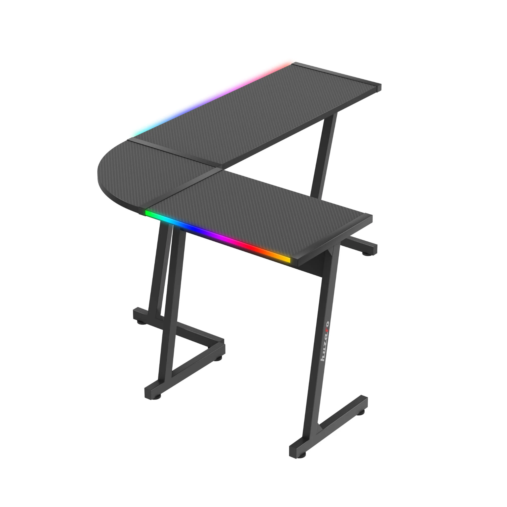 Huzaro Hero 6.0 RGB schwarz Eck-Gaming-Tisch - Image 7